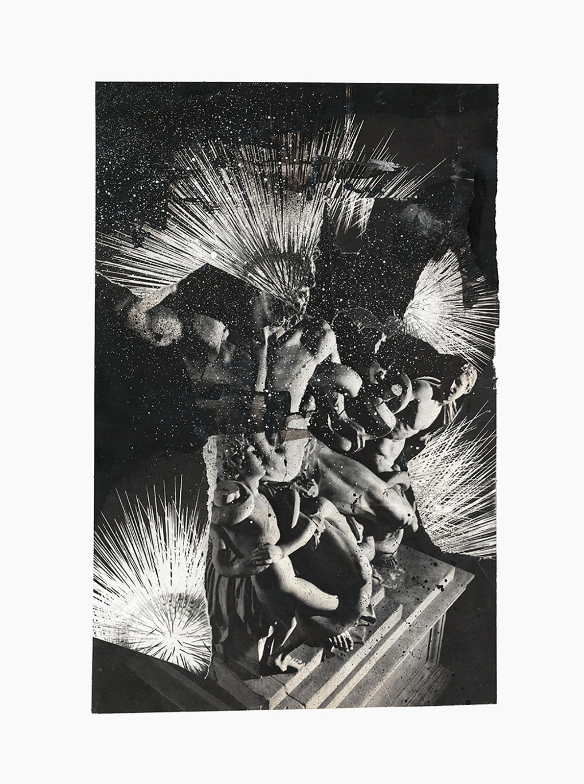 Gutter Magik series
(30,5 cm x 41 cm), acrylic, collage on paper, 2015 