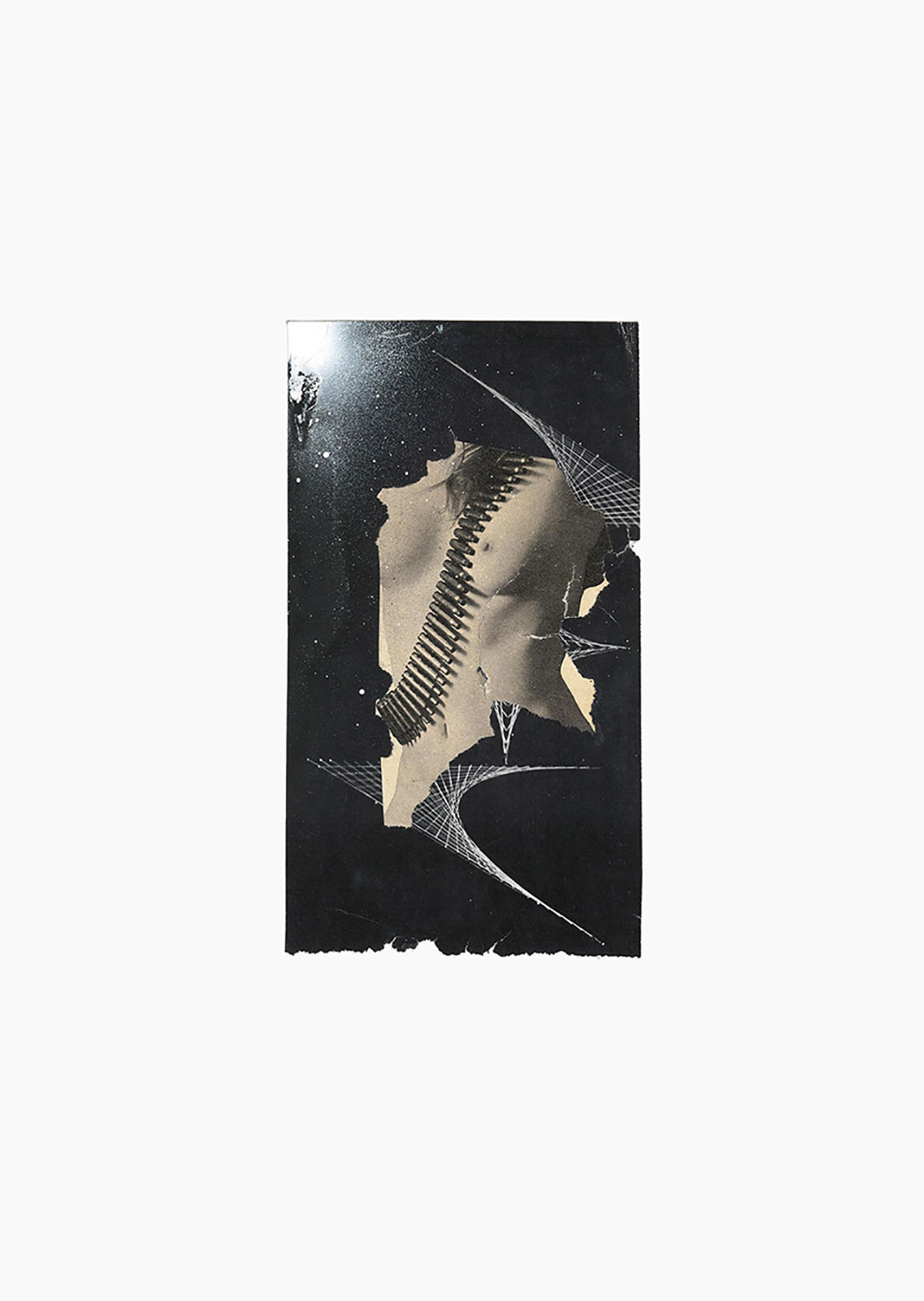 Gutter Magik series
(25,5 cm x 36 cm), acrylic, collage on paper, 2015 