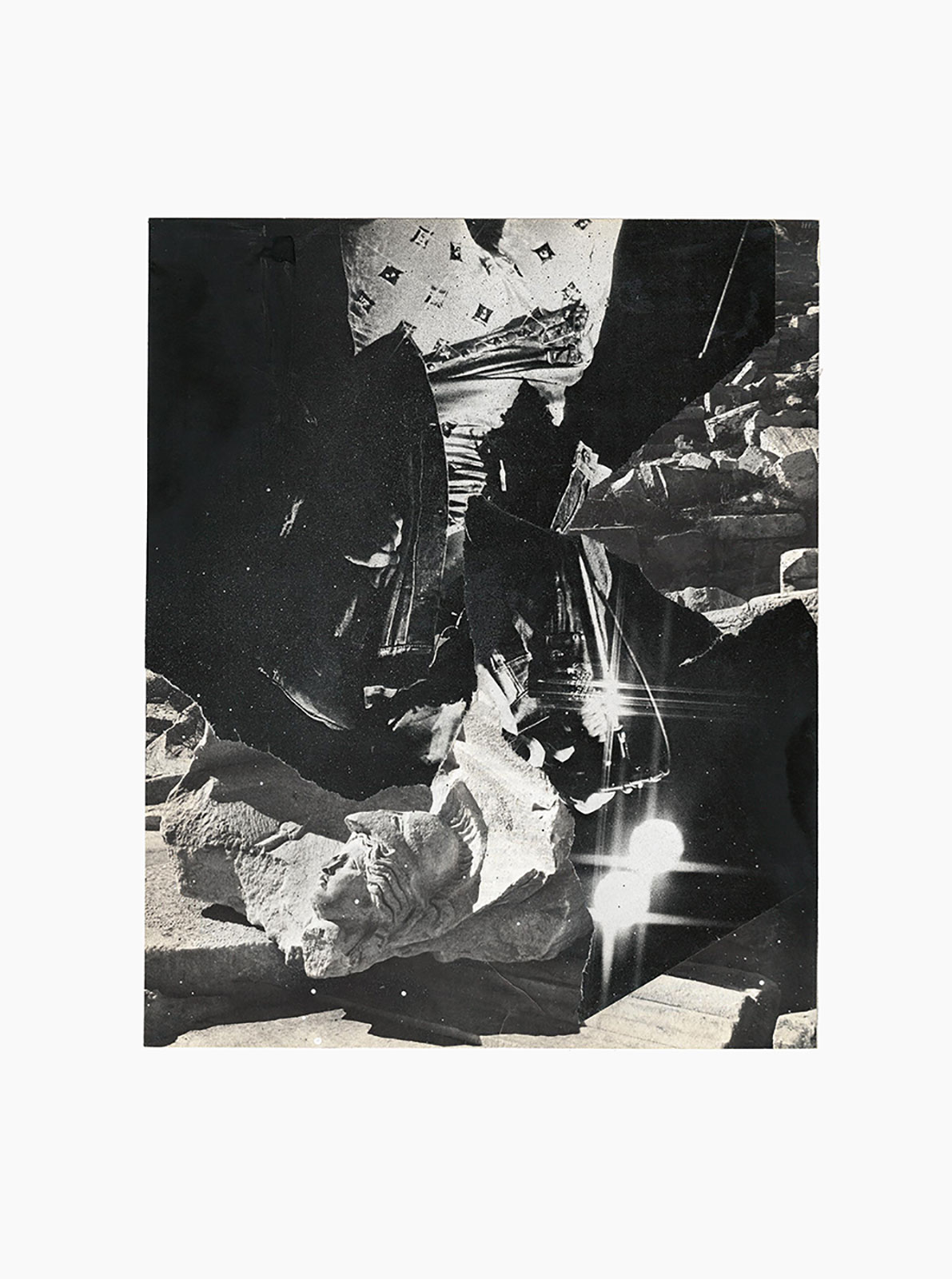 Gutter Magik series
(30,5 cm x 41 cm), acrylic, collage on paper, 2015
 