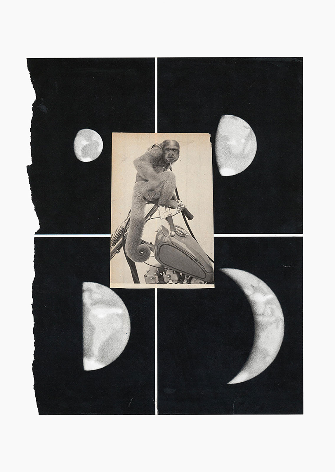 Gutter Magik series
(30,5 cm x 41 cm), collage on paper, 2015 