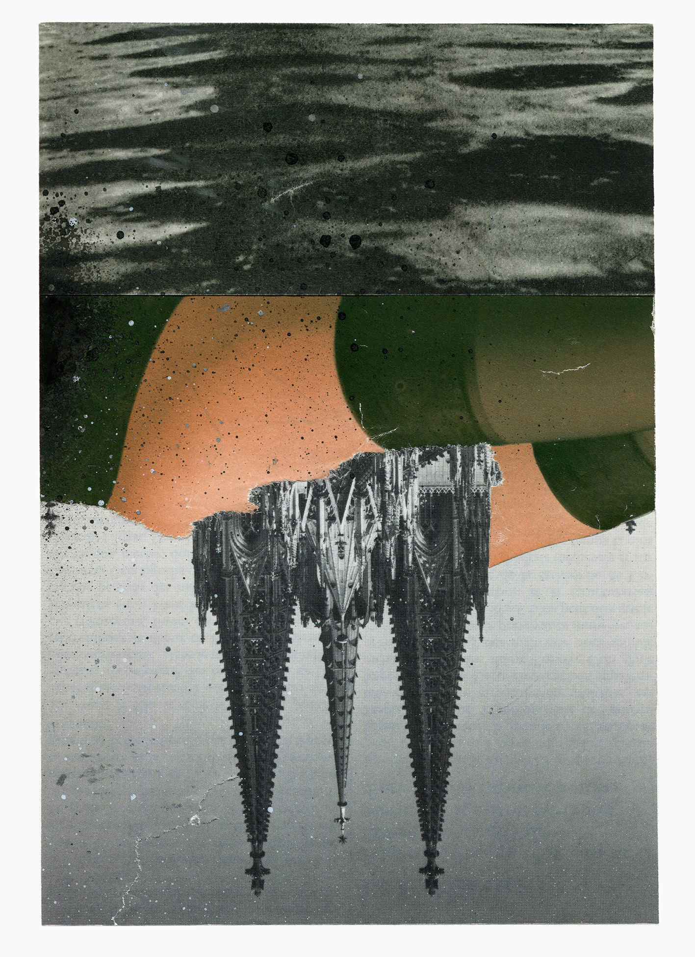 Cathedral Soul series
(15 cm x 21 cm), collage, acrylic on paper, 2019 