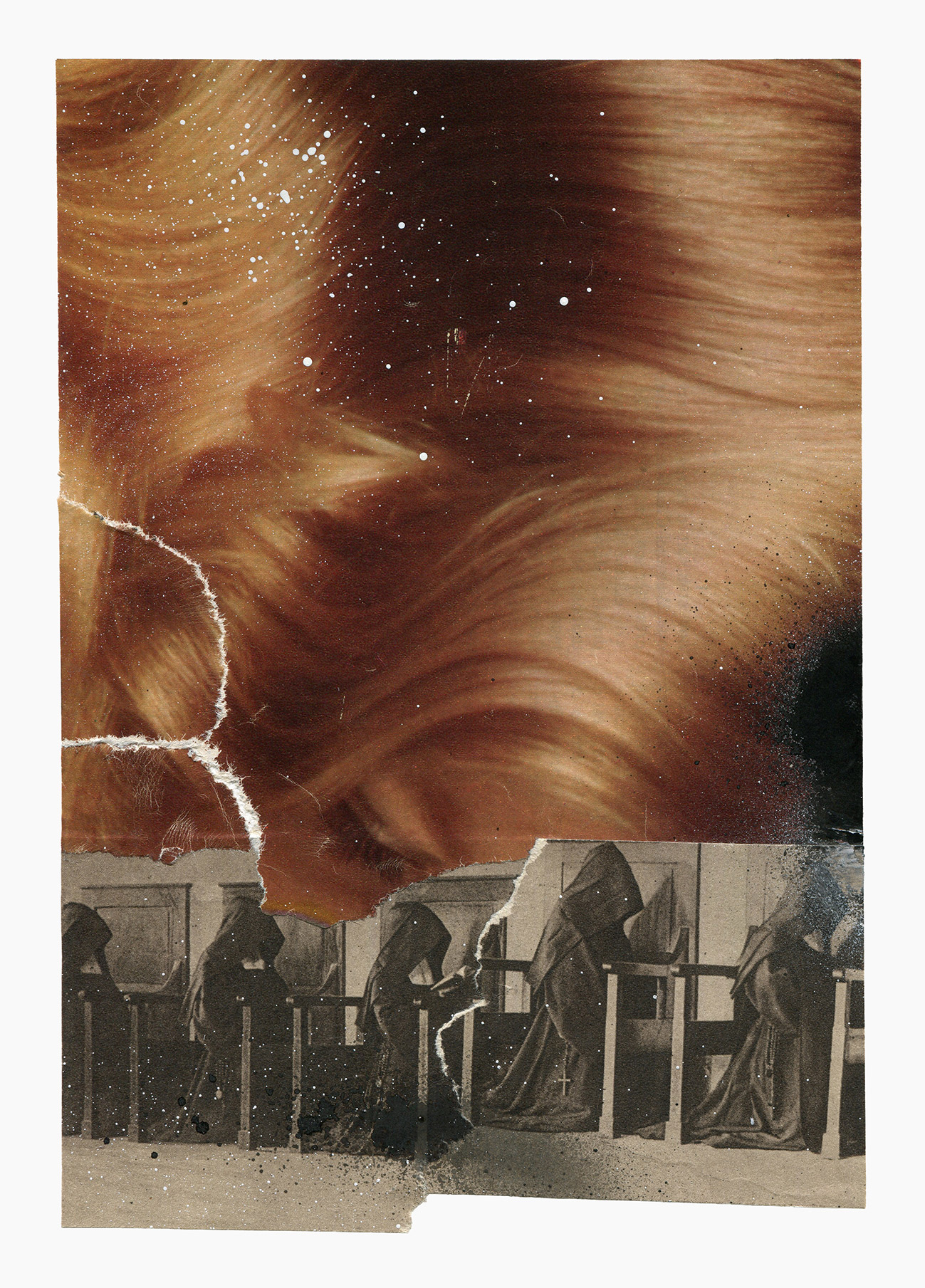 Cathedral Soul series
(15 cm x 21 cm), collage, acrylic on paper, 2019 