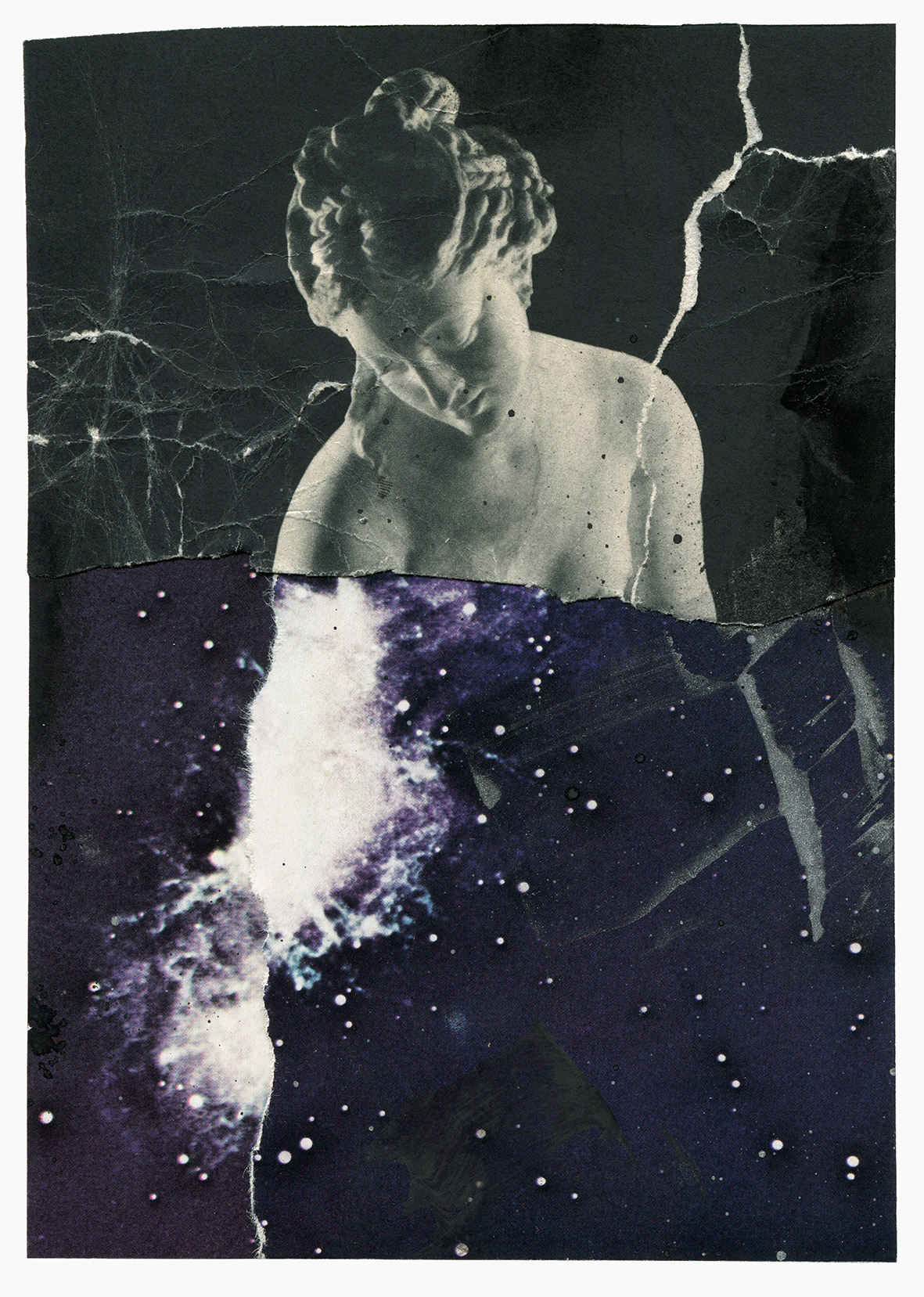 Cathedral Soul series
(15 cm x 21 cm), collage, acrylic on paper, 2020
 