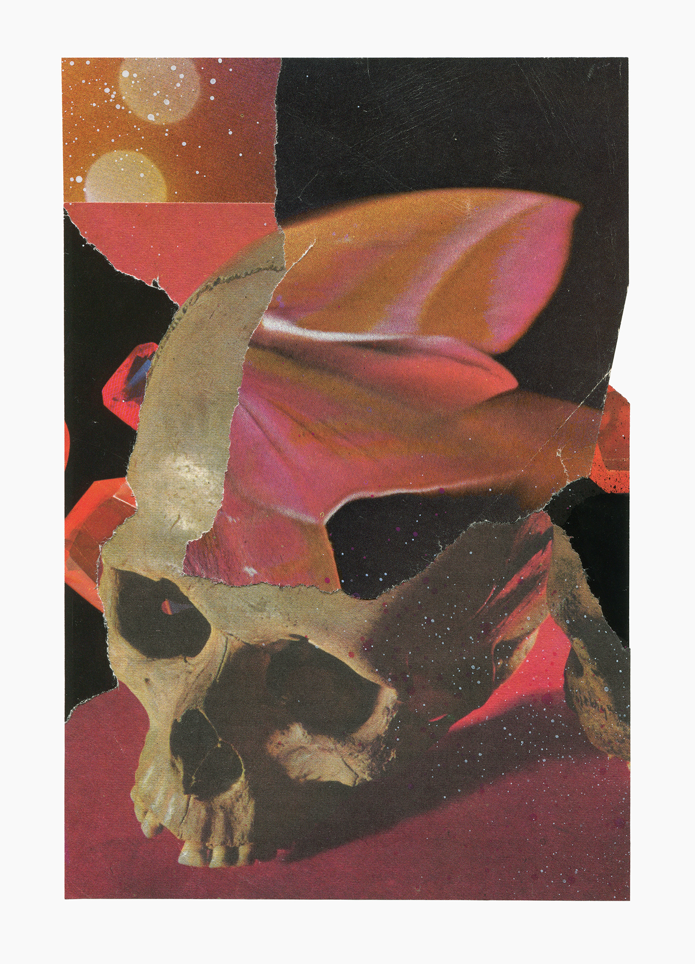 Spell Rider series
(15 cm x 21 cm), collage, acrylic on paper, 2023 