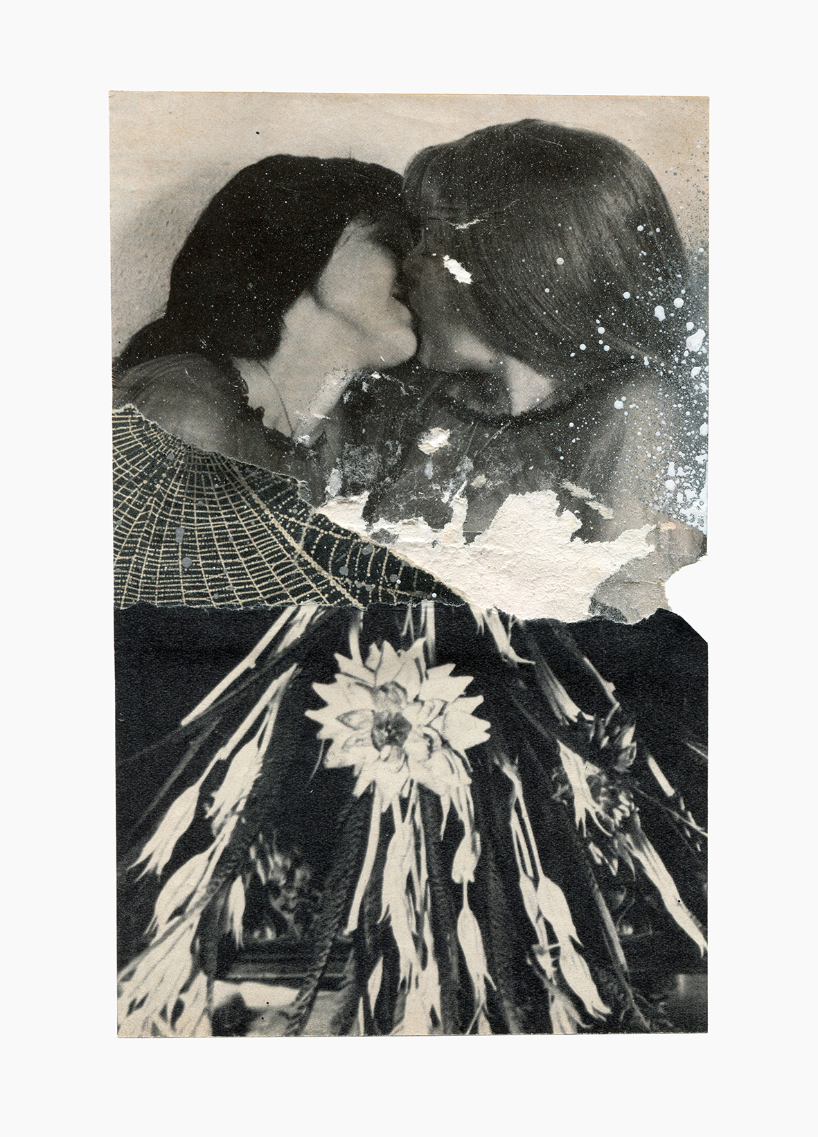 Secret Daylight Of A Vampire Wasteland series
(15 cm x 21 cm), collage, acrylic on paper, 2024 