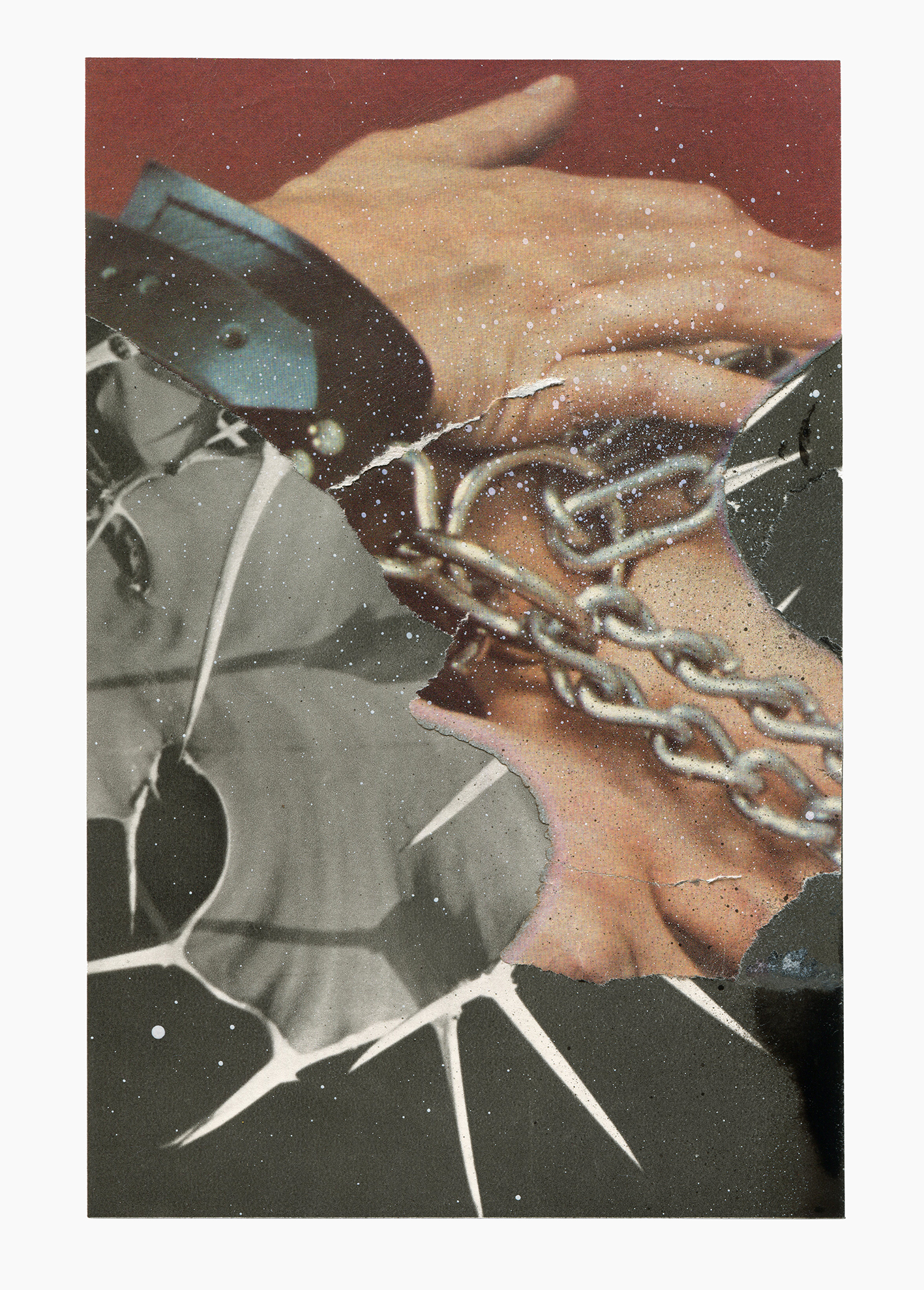 Spell Rider series
(15 cm x 21 cm), collage, acrylic on paper, 2023 