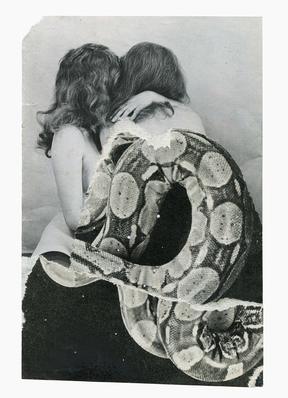 Secret Daylight Of A Vampire Wasteland series
(15 cm x 21 cm), collage, acrylic on paper, 2024 