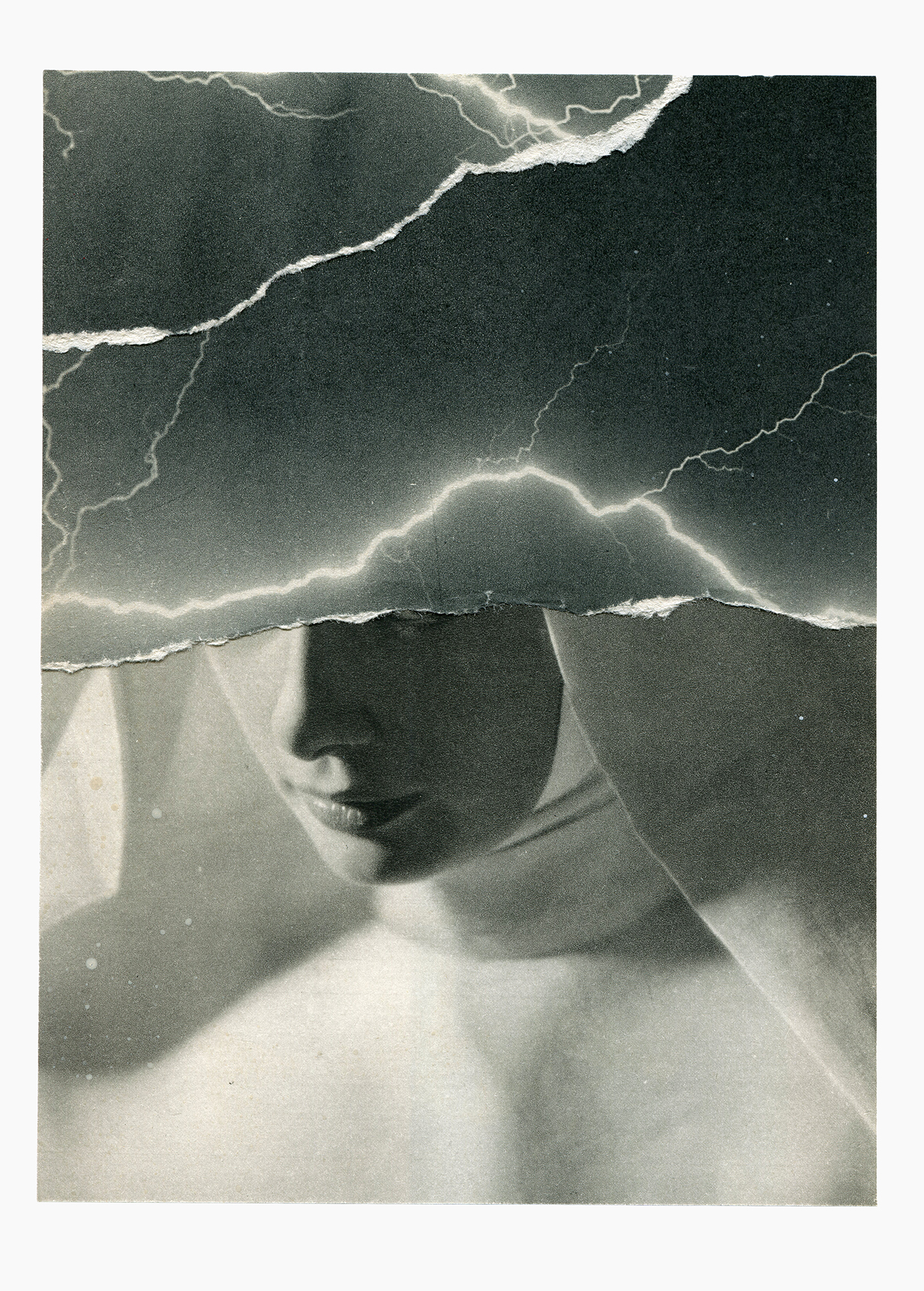 Spell Rider series
(15 cm x 21 cm), collage, acrylic on paper, 2023 