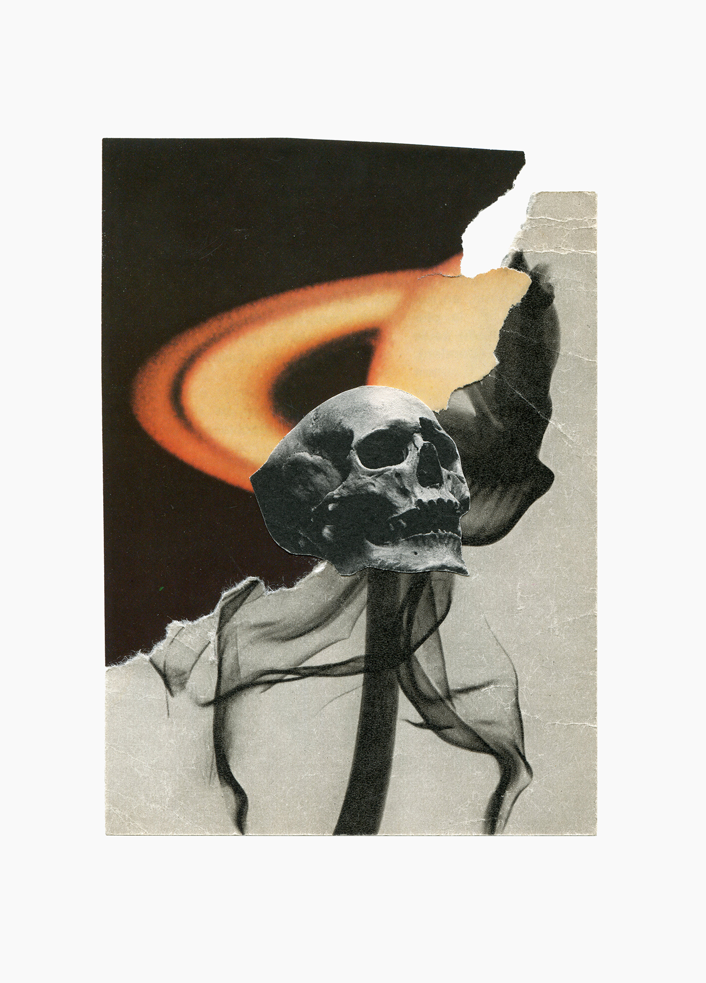 Spell Rider series
(15 cm x 21 cm), collage, acrylic on paper, 2023 