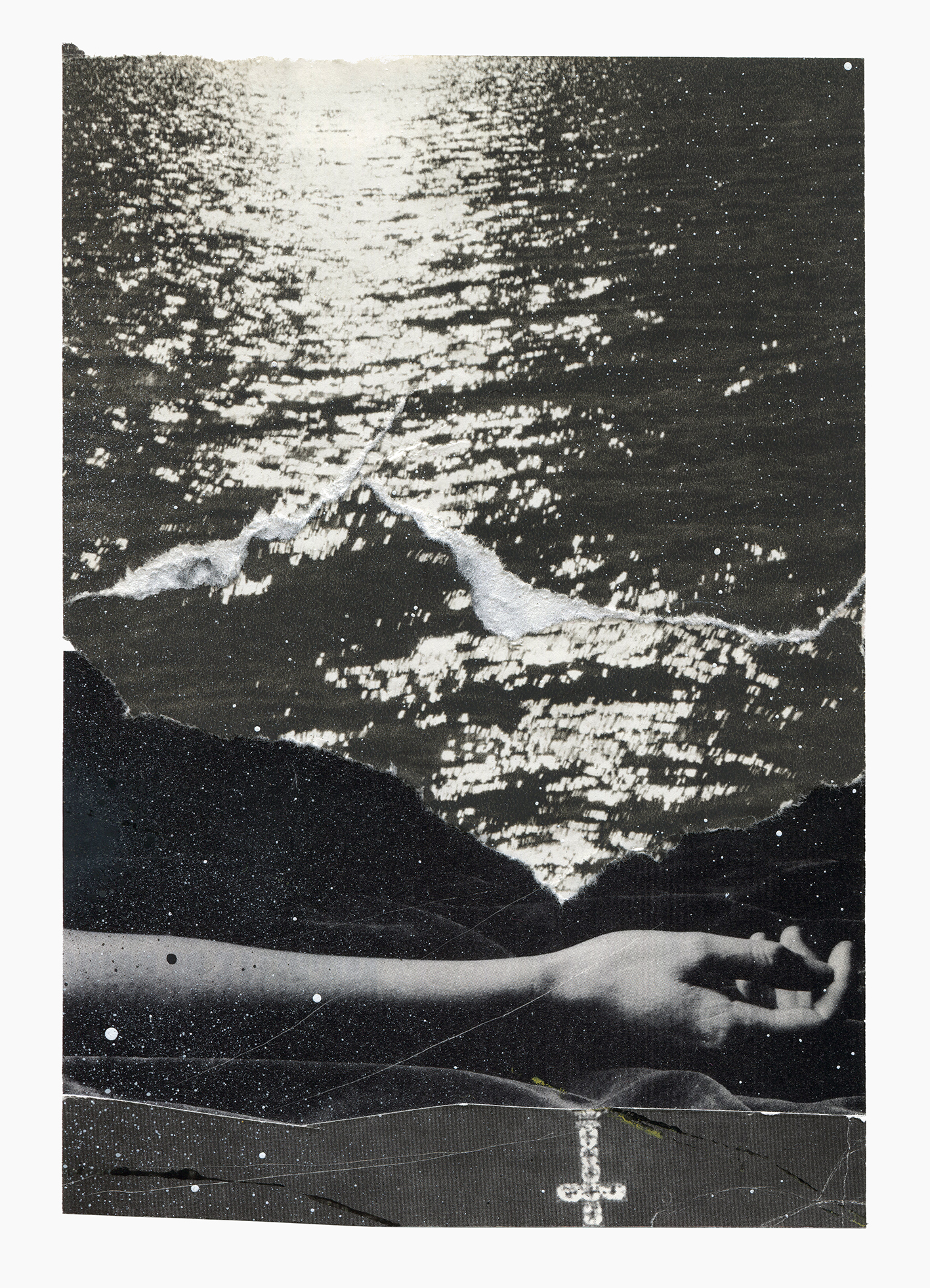 Spell Rider series
(15 cm x 21 cm), collage, acrylic on paper, 2023 