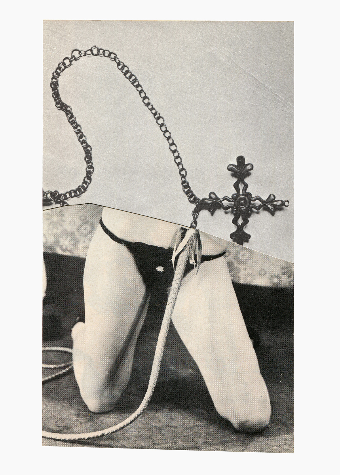 Secret Daylight Of A Vampire Wasteland series
(15 cm x 21 cm), collage on paper, 2024 