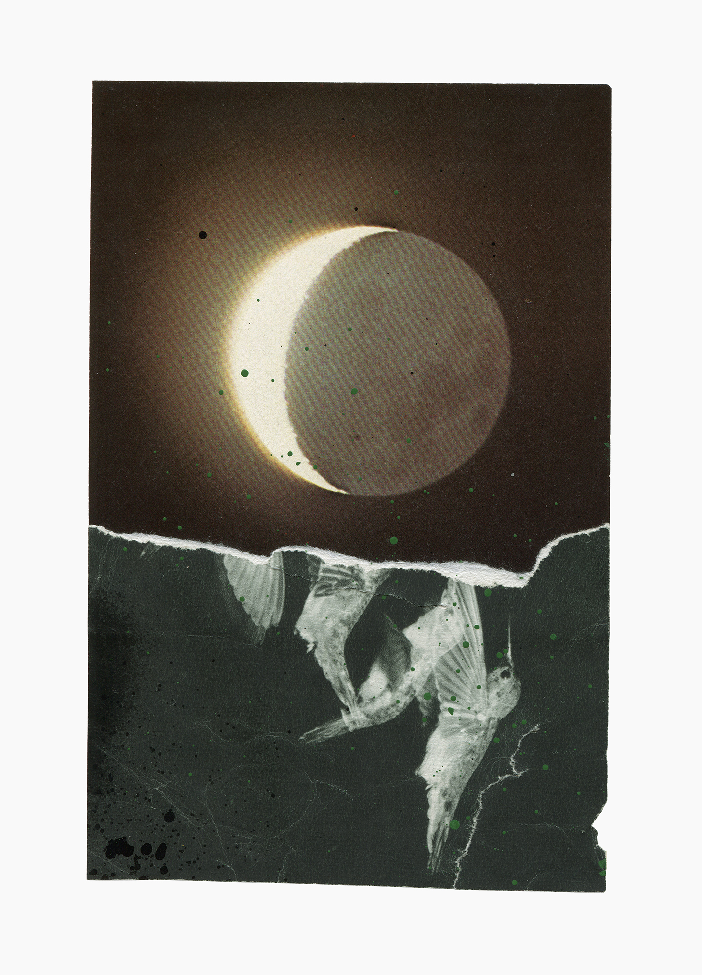 Spell Rider series
(15 cm x 21 cm), collage, acrylic on paper, 2023 