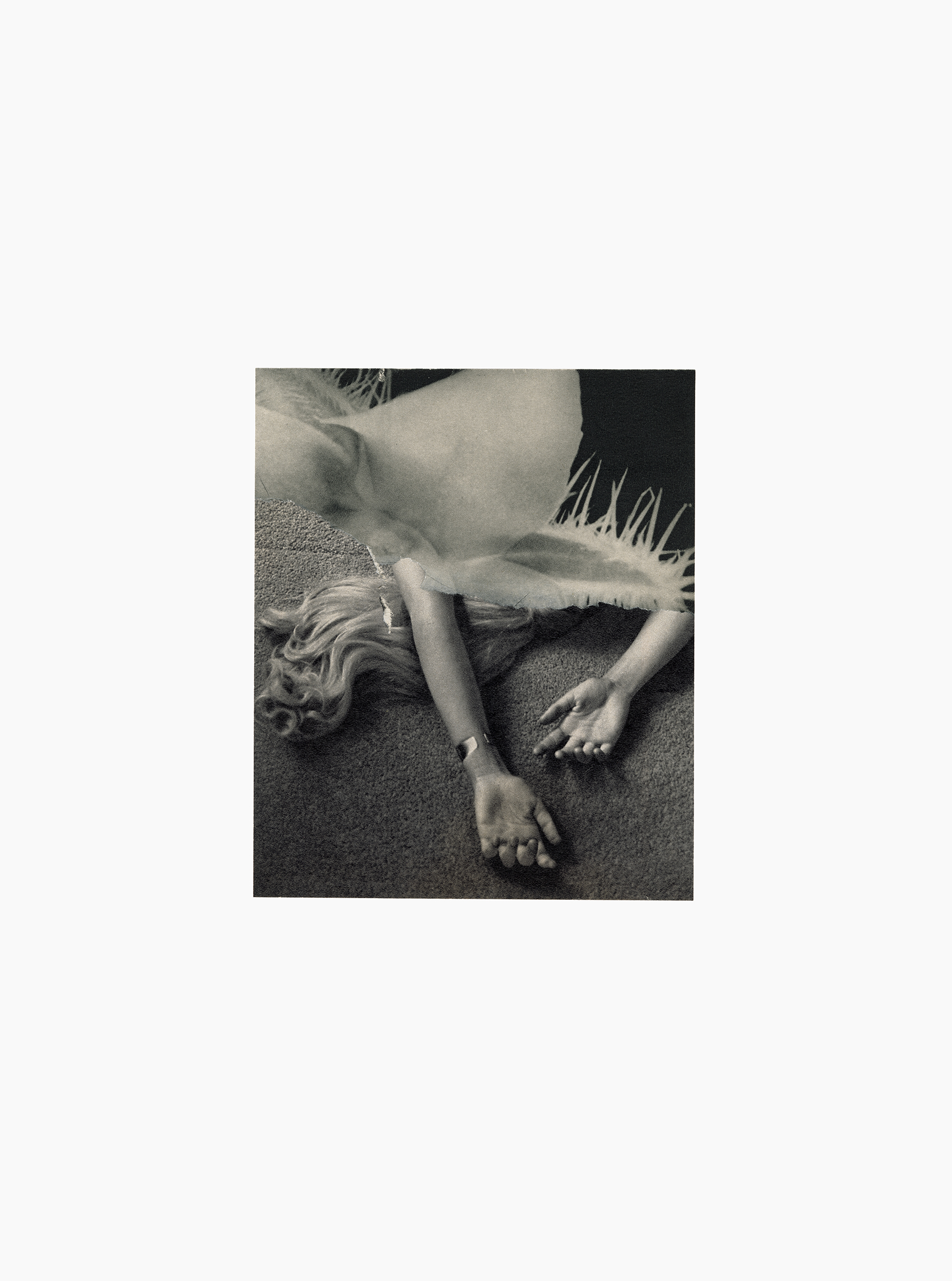 Secret Daylight Of A Vampire Wasteland series
(30,5 cm x 41 cm), collage on paper, 2024 