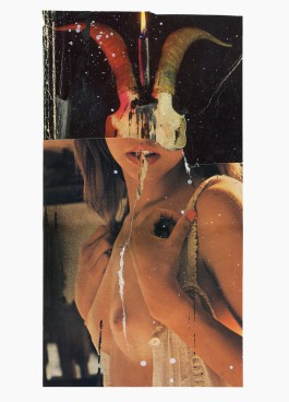 Altar Bodies series
(15 cm x 21 cm), collage, acrylic on paper, 2025 