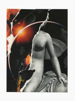 Altar Bodies series
(18 cm x 24 cm), collage, acrylic on paper, 2025 