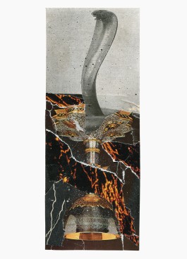 Altar Bodies series
(15 cm x 21 cm), collage, glitter, acrylic on paper, 2025 