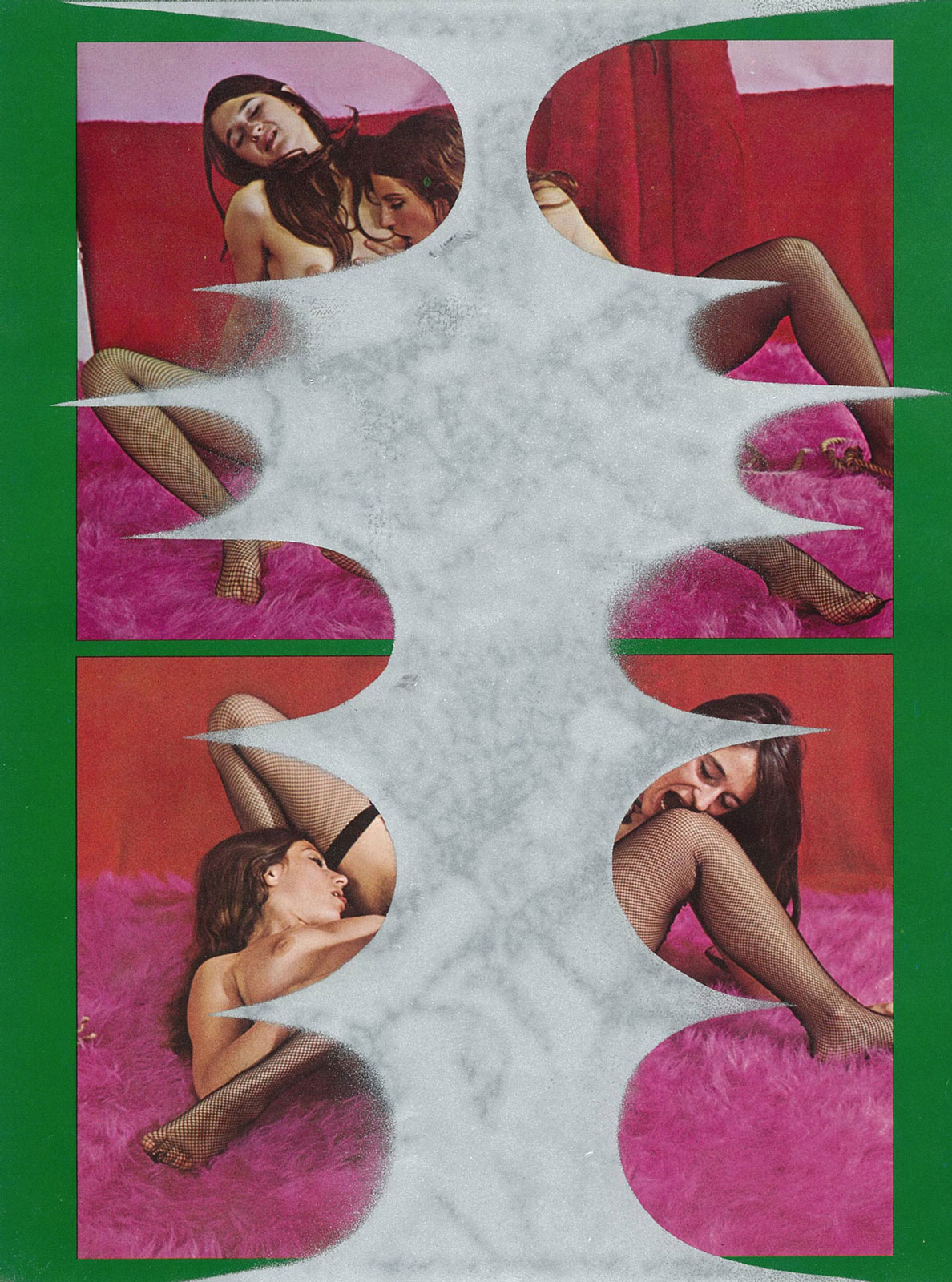 Electric Sophism I
(22 cm x 28 cm), acrylic on magazine page, 2012 