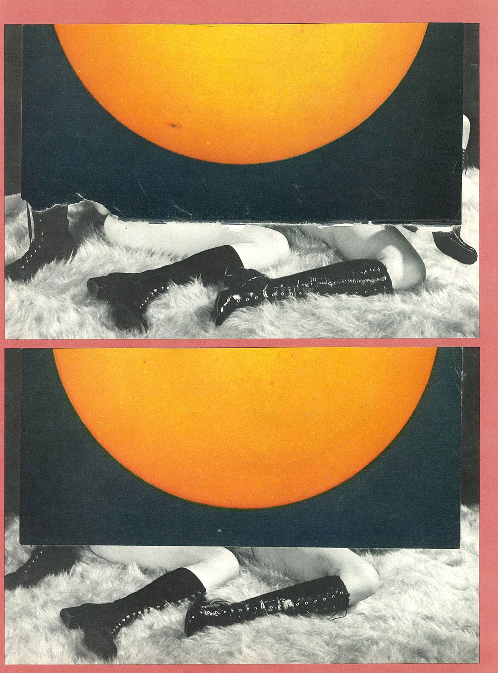 Electric Sophism II
(22 cm x 28 cm), collage on magazine page, 2012 