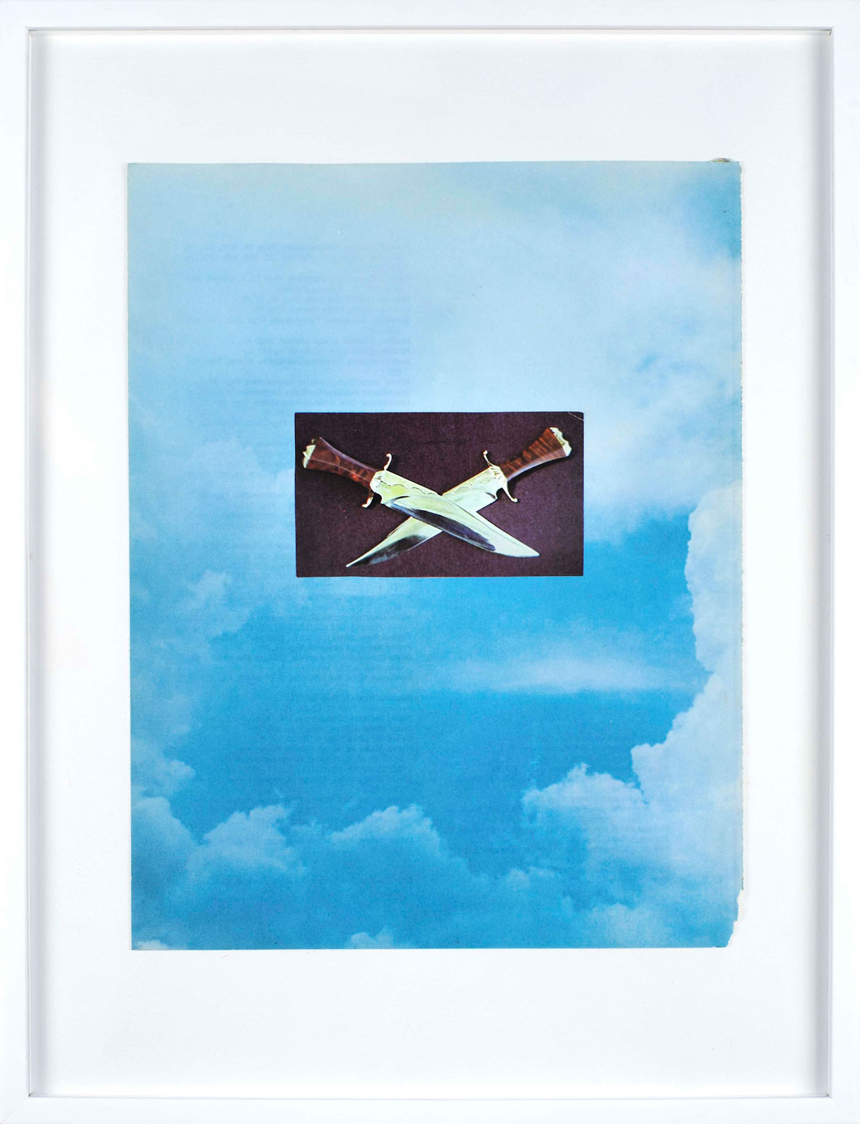 A Sedated Summer Apogee series
(28,5 cm x 38,5 cm), collage on paper, 2012 
