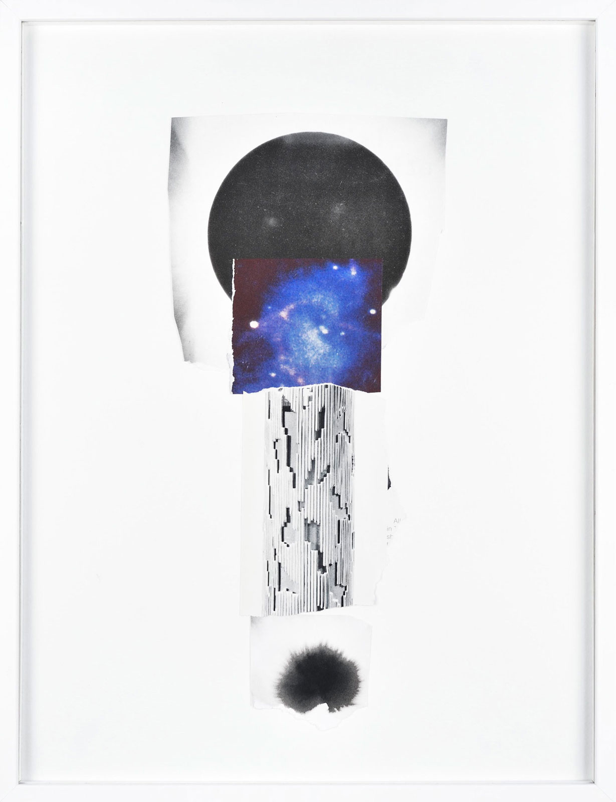 A Sedated Summer Apogee series
(28,5 cm x 38,5 cm), collage, India ink on paper, 2012 