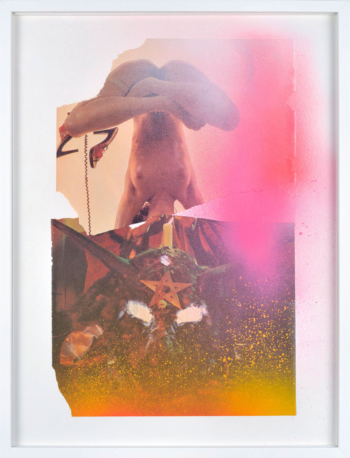 A Sedated Summer Apogee series
(28,5 cm x 38,5 cm), collage, acrylic on paper, 2012 