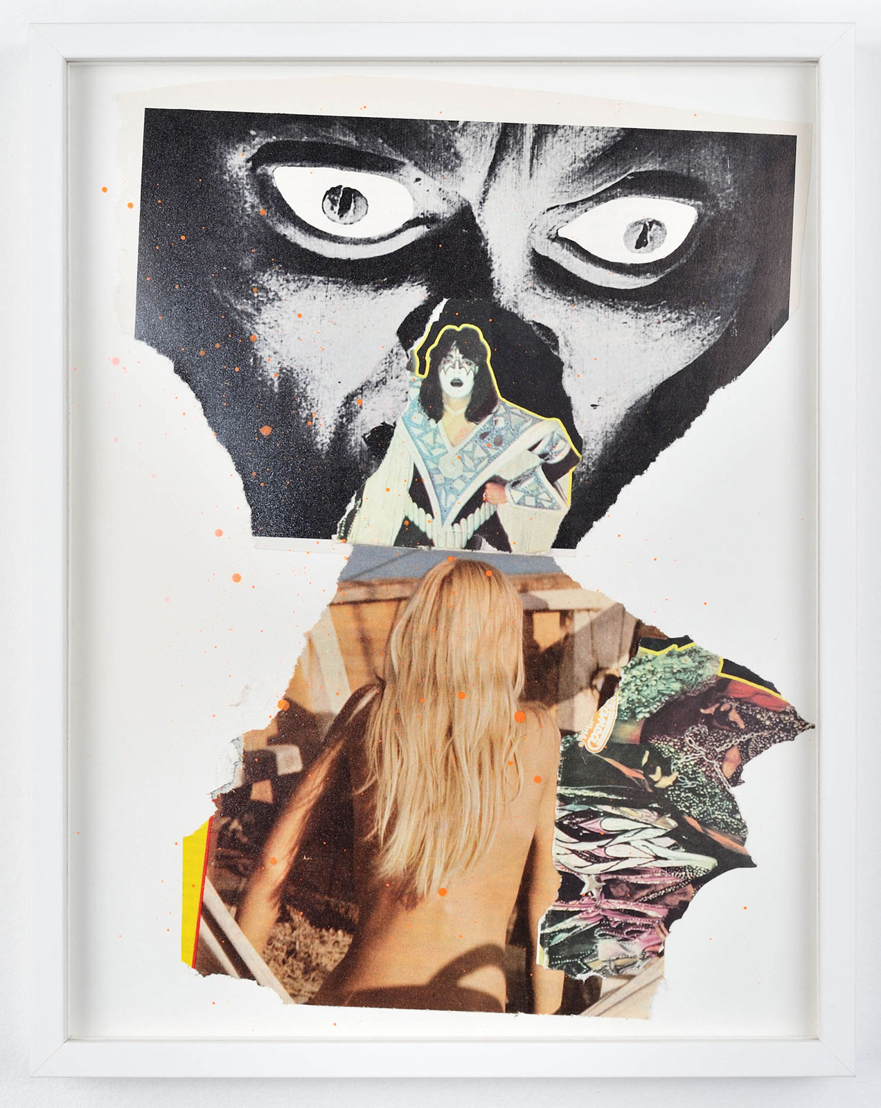 Spellbound, Spiteful, A Wild Wind
(24,9 cm x 32,5 cm), collage, acrylic, 2013
 