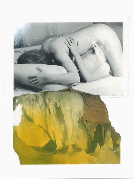 A Handful Of Auguries ( you were gone,  you.  were gone )
(22,9 cm x 30,5 cm), collage, acrylic on paper, 2013 