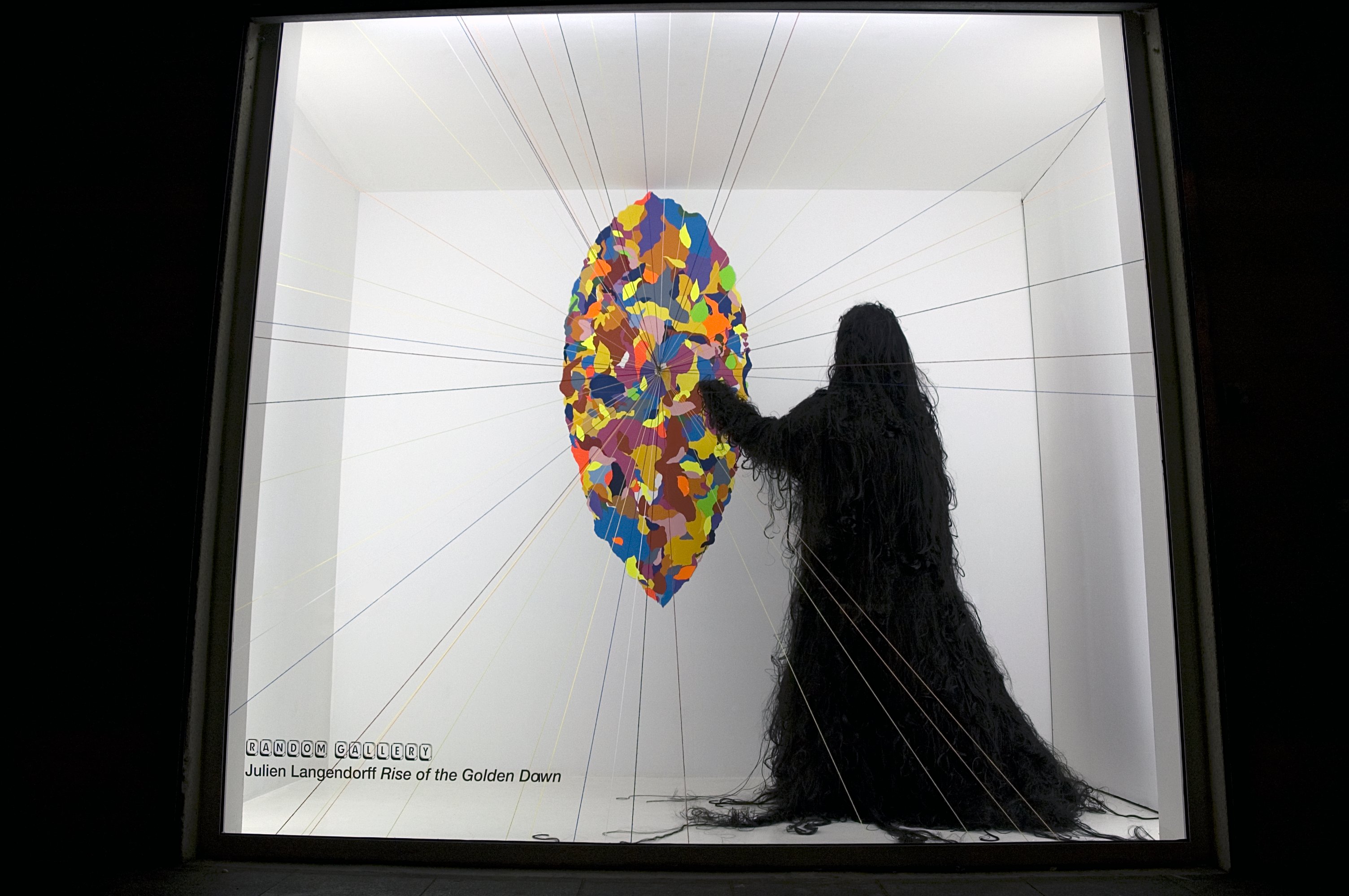 Rise Of The Golden Dawn
installation view, Random Gallery, Paris, 2007 