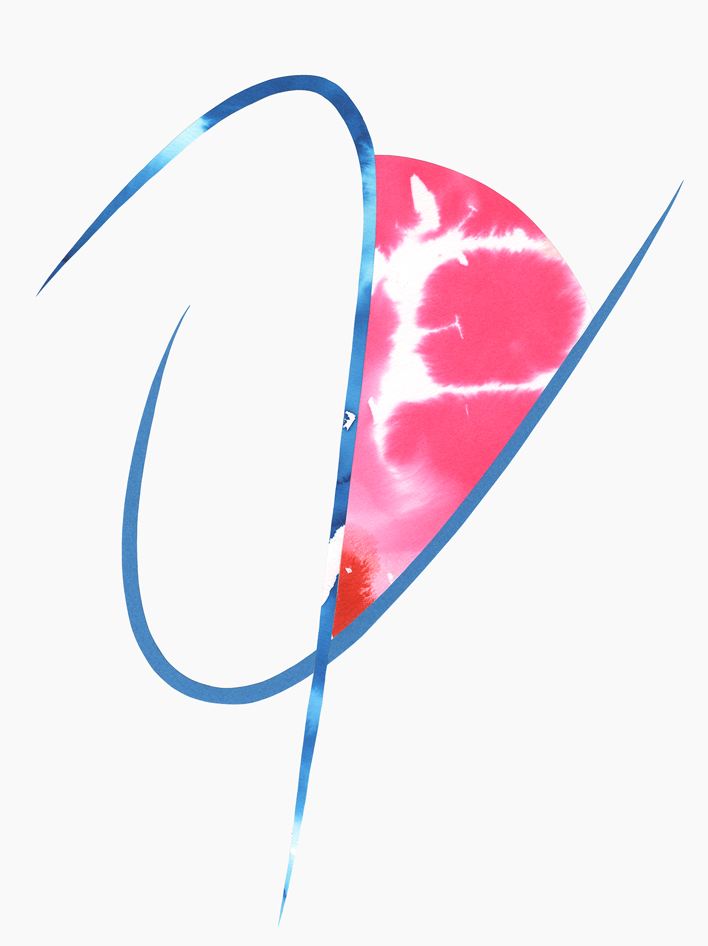 Stairs/Spectral Voyage V
(25,5 cm x 33 cm), India ink, paper cut-out collage, 2011 