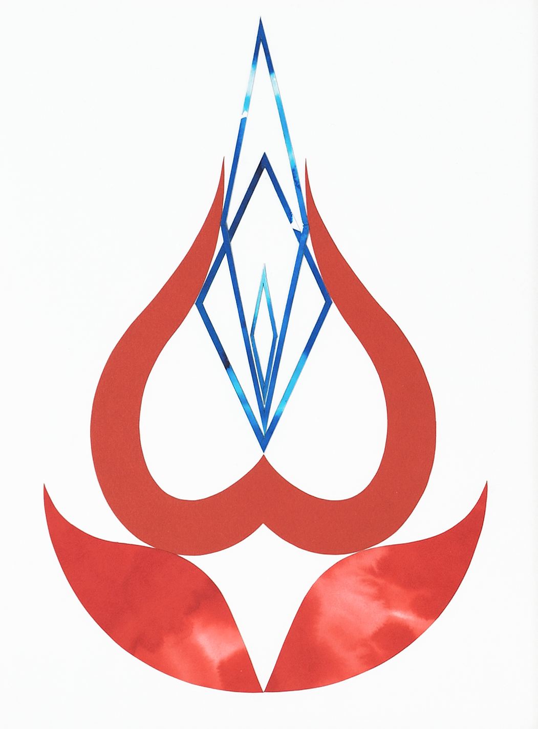 Stairs/Spectral Voyage II
(25,5 cm x 33 cm), India ink, paper cut-out collage, 2011 