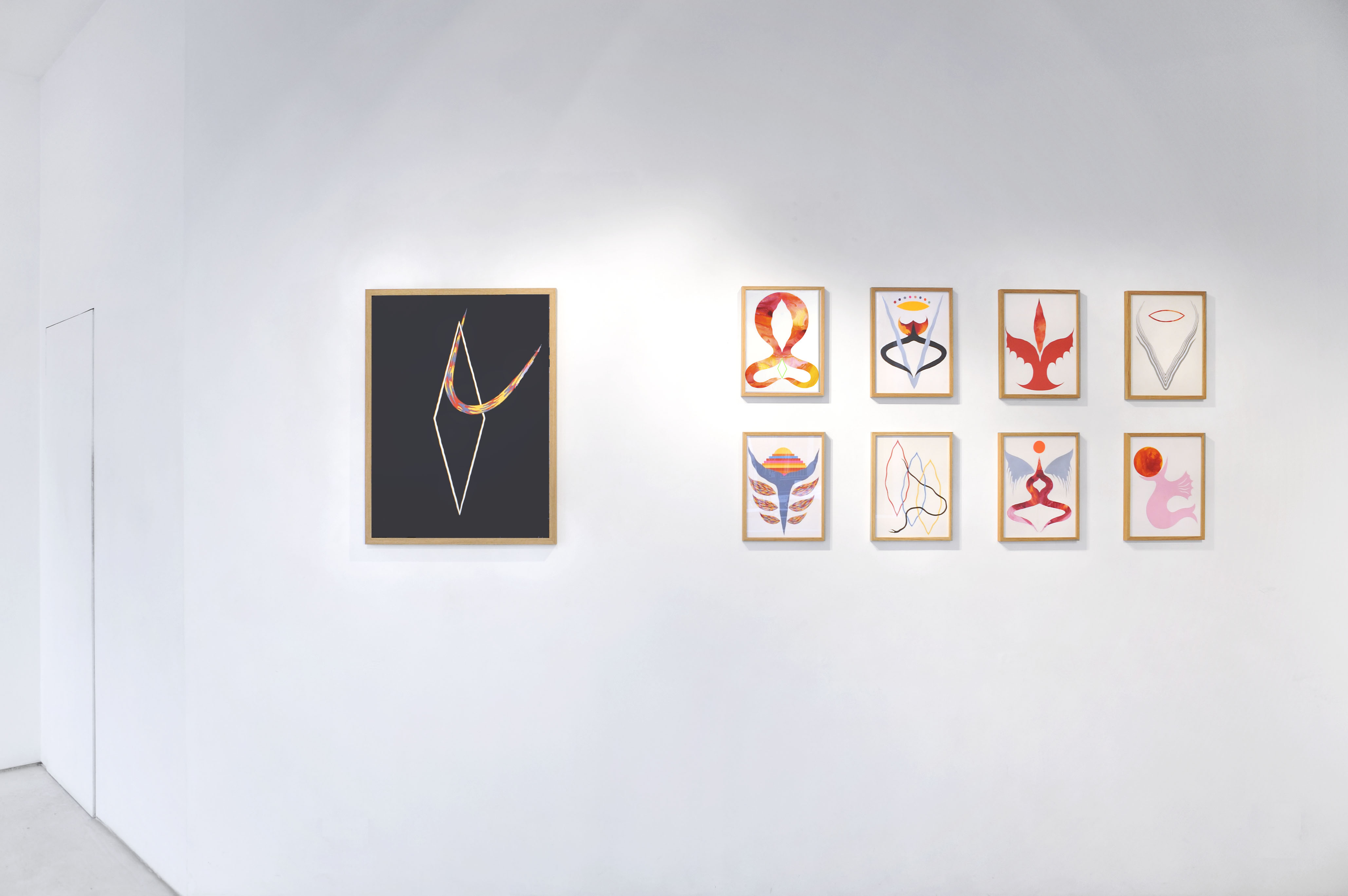 Black Mirrors
installation view, Fat Galerie, Paris, 2010 