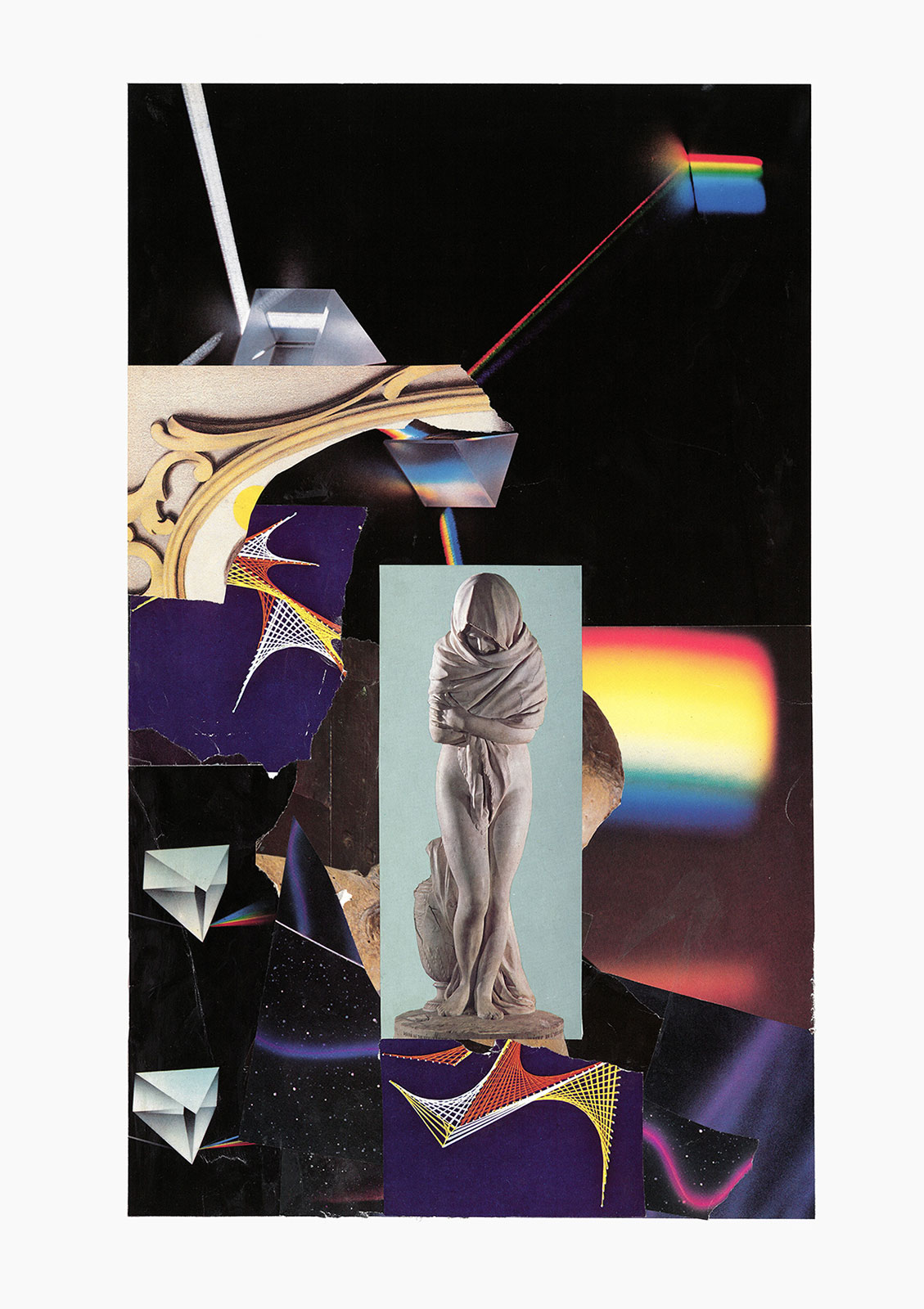 Gutter Magik Revisited series
(36 cm x 51 cm), acrylic, collage on paper, 2015 