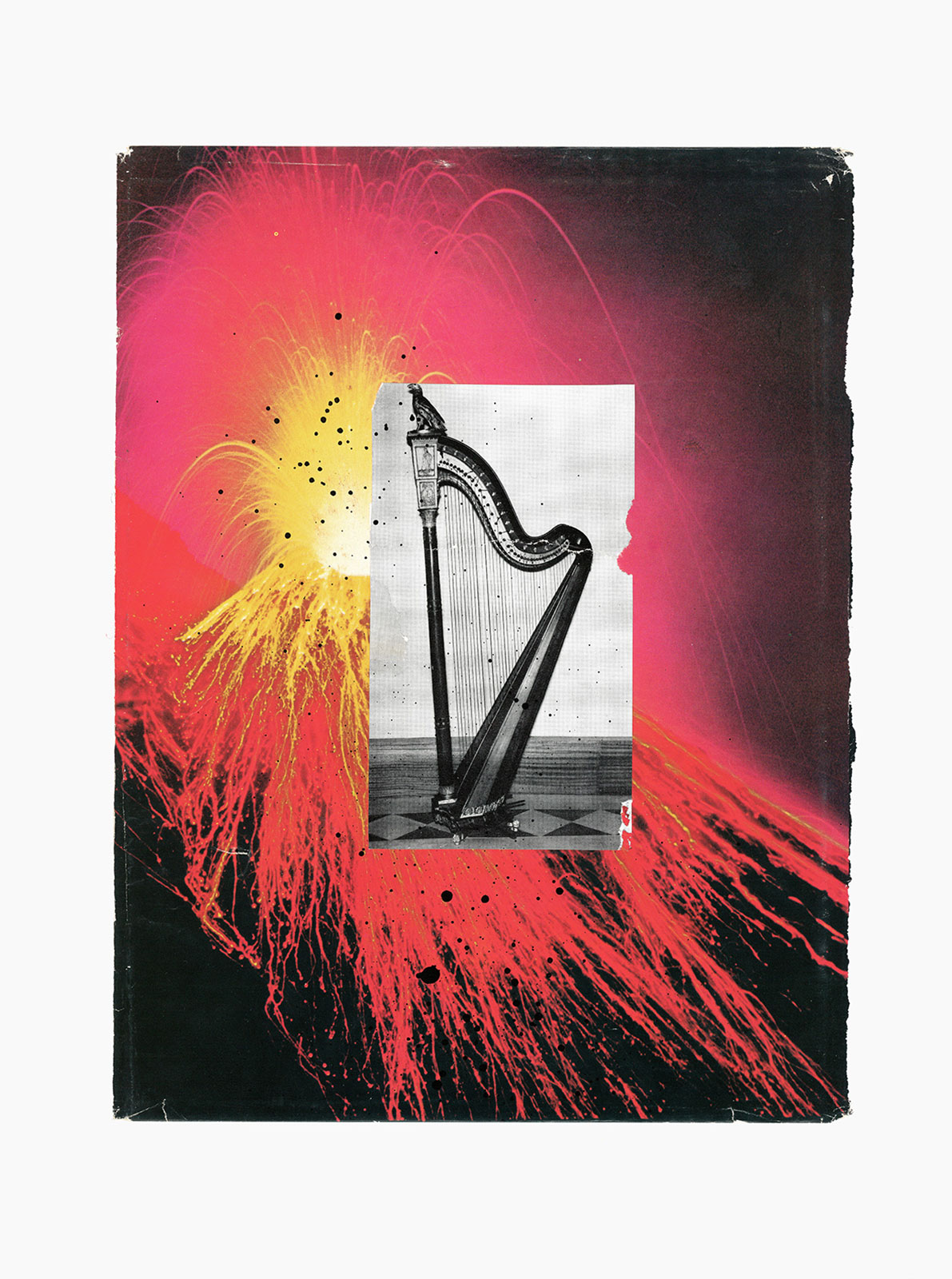 Gutter Magik Revisited series
(30,5 cm x 41 cm), acrylic, collage on paper, 2015 