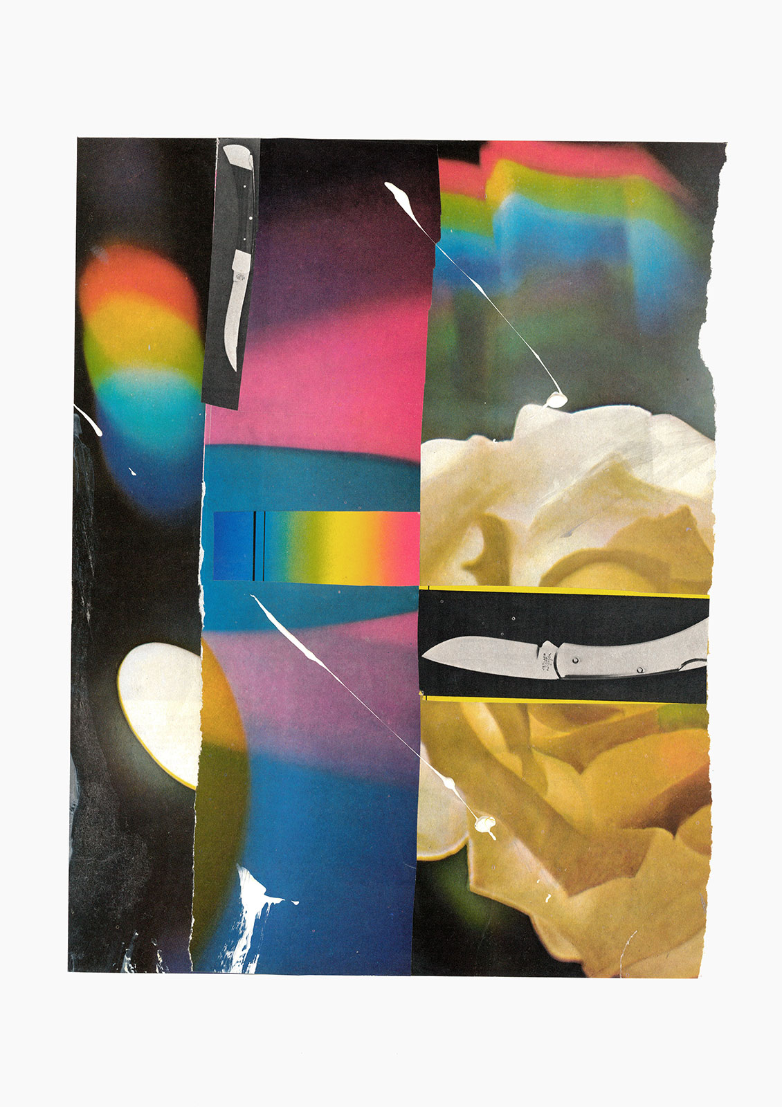 Gutter Magik Revisited series
(25,5 cm x 36 cm), acrylic, collage on paper, 2015 