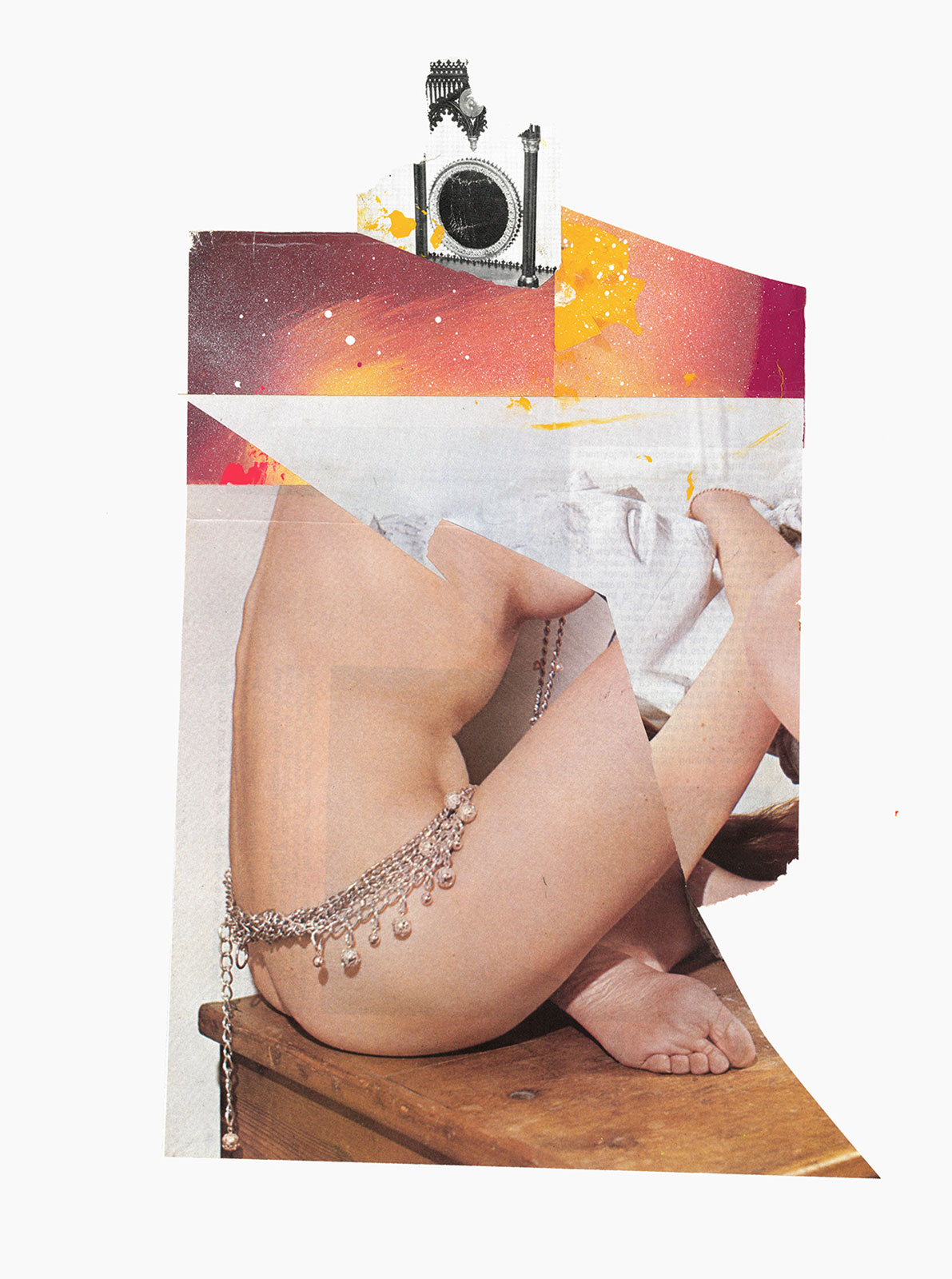 Gutter Magik Revisited series
(30,5 cm x 41 cm), acrylic, collage on paper, 2015 