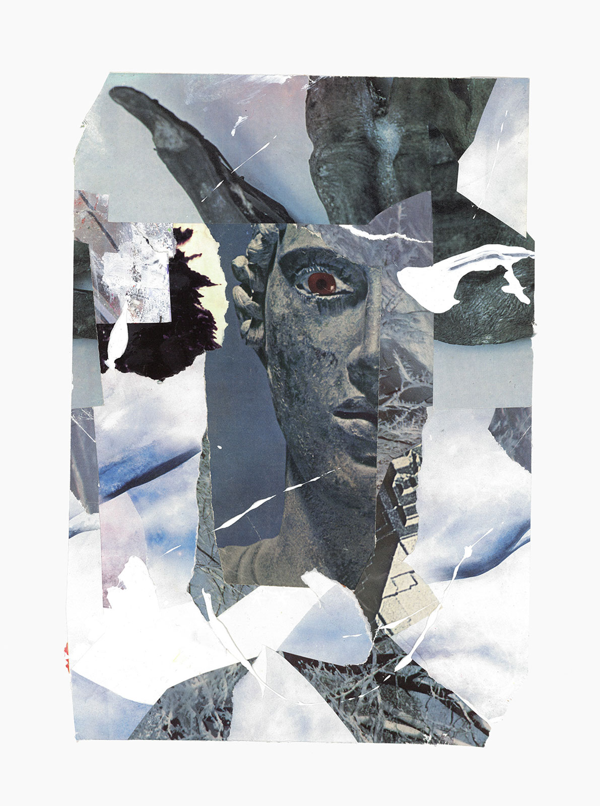 Gutter Magik Revisited series
(30,5 cm x 41 cm), acrylic, collage on paper, 2015 