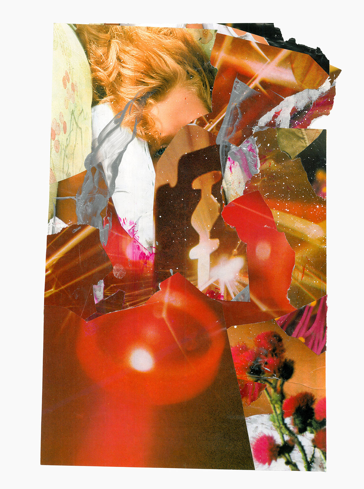 Gutter Magik Revisited series
(30,5 cm x 41 cm), acrylic, collage on paper, 2016 