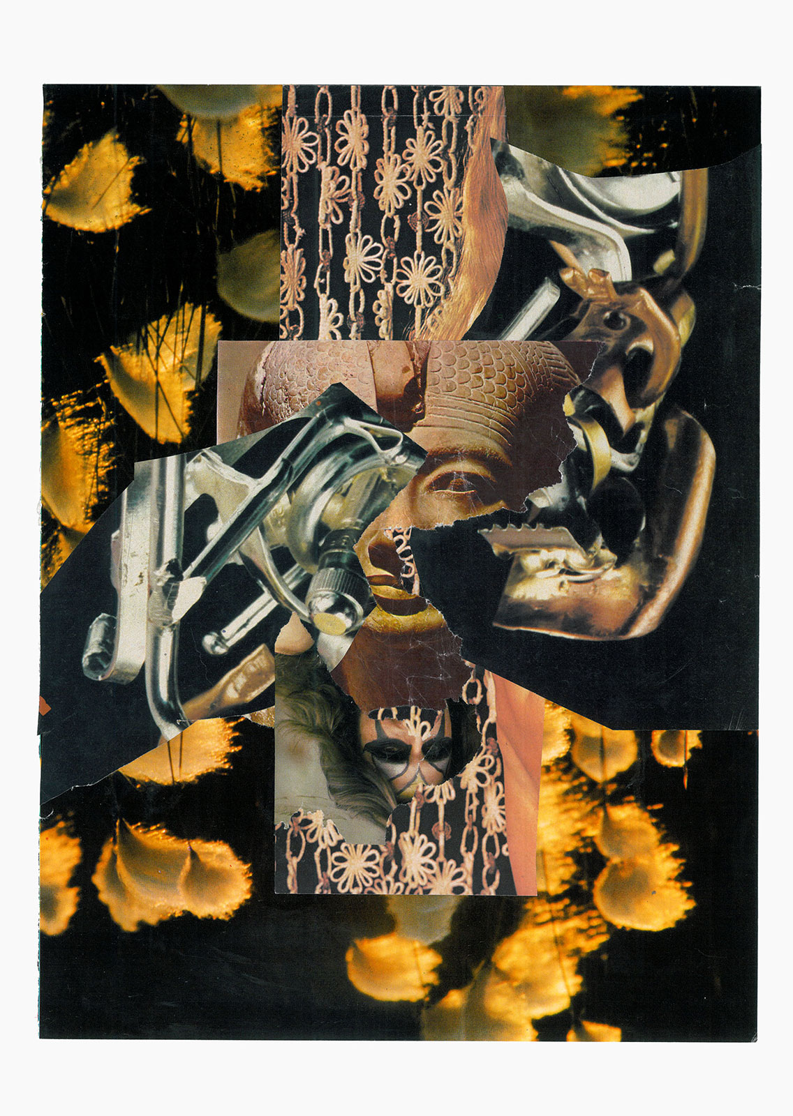 Gutter Magik Revisited series
(25,5 cm x 36 cm), acrylic, collage on paper, 2016 