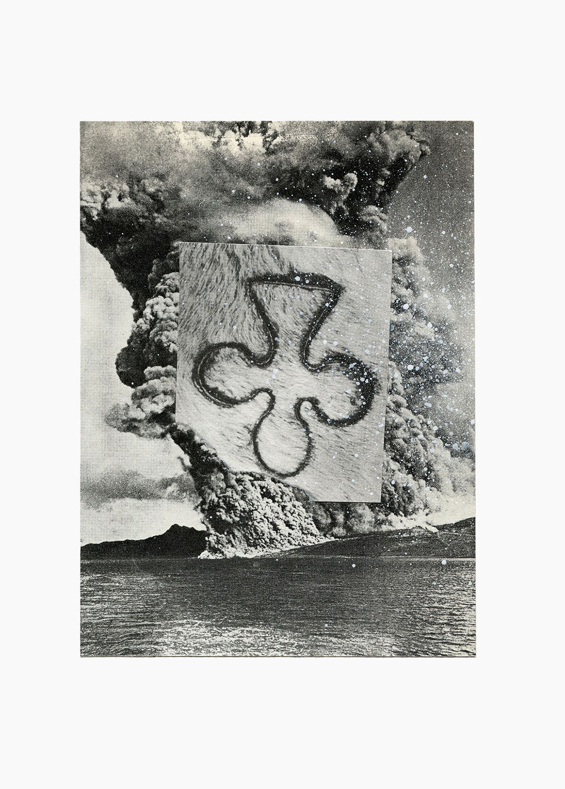 Inner Night series
(15 cm x 21 cm), collage, acrylic on paper, 2018 