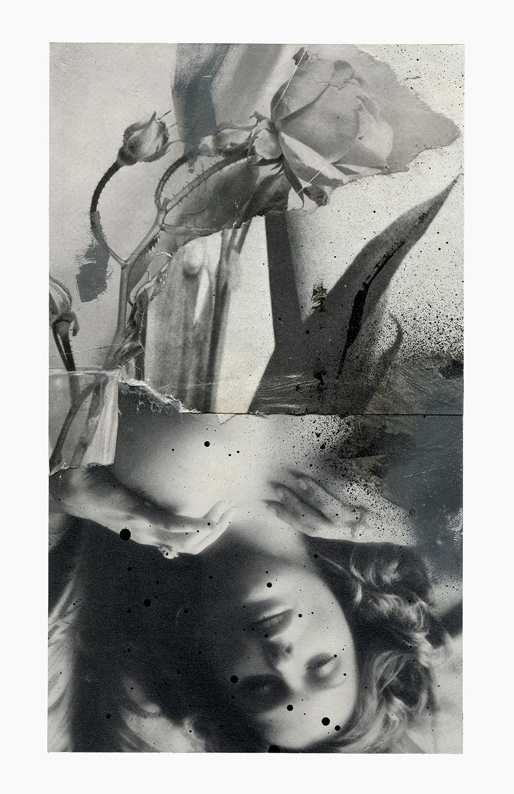 Inner Night series
(15 cm x 21 cm), collage, acrylic on paper, 2018 