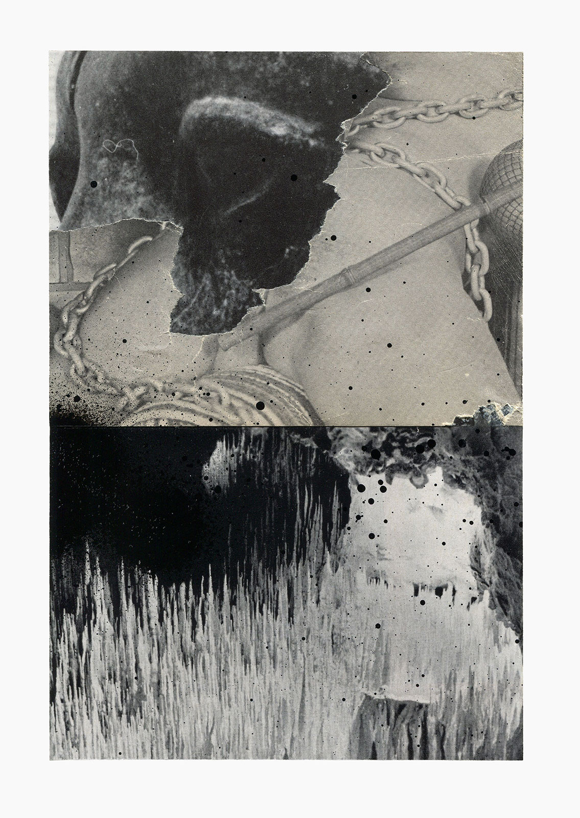 Inner Night series
(15 cm x 21 cm), collage, acrylic on paper, 2018 