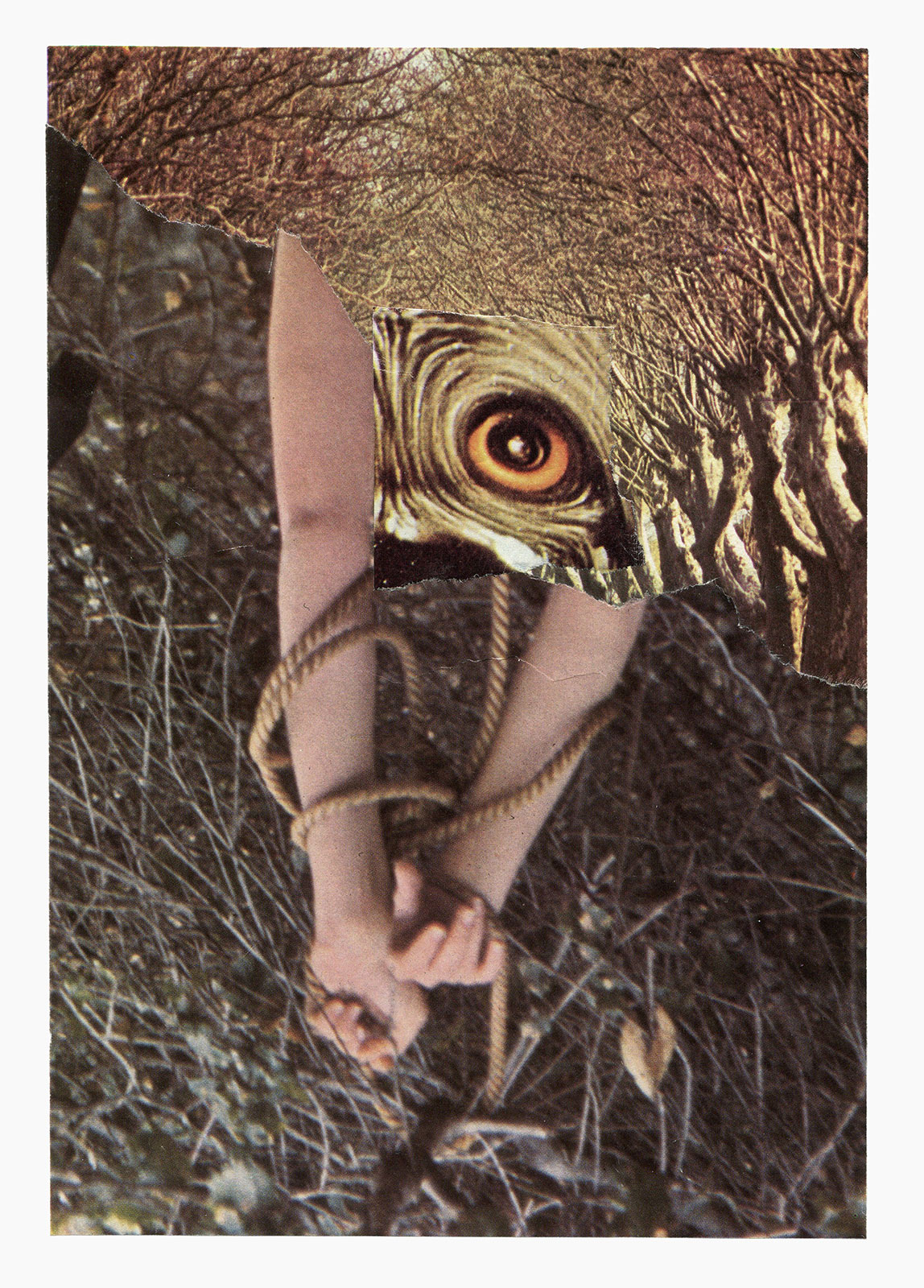 Inner Night series
(15 cm x 21 cm), collage on paper, 2018 