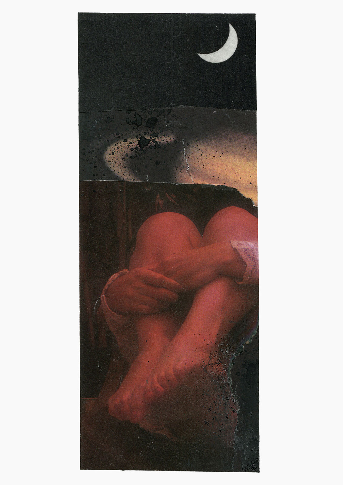 Inner Night series
(15 cm x 21 cm), collage, acrylic on paper, 2019 