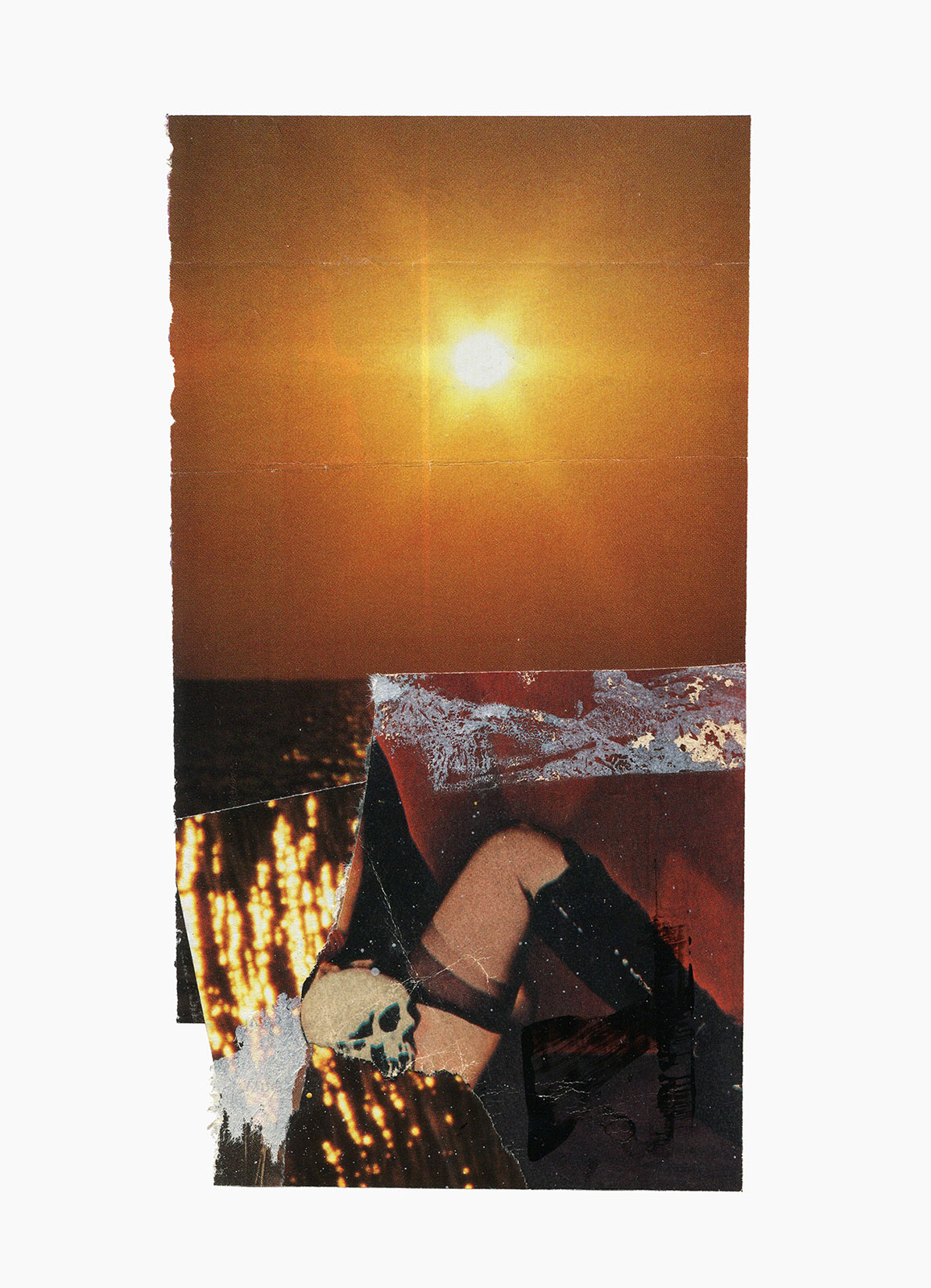 Inner Night series
(15 cm x 21 cm), collage on paper, 2018 