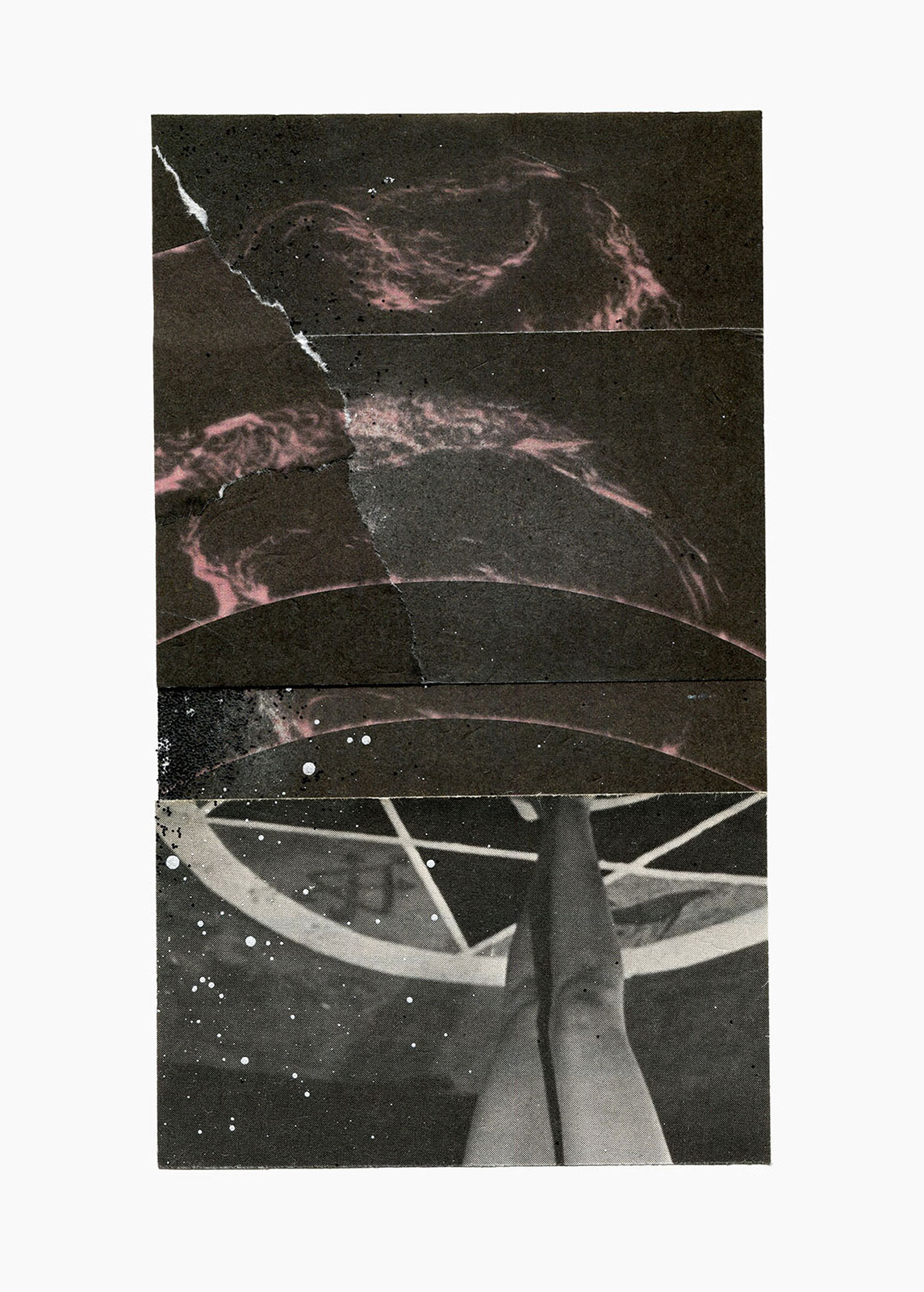 Inner Night series
(15 cm x 21 cm), collage, acrylic on paper, 2018 