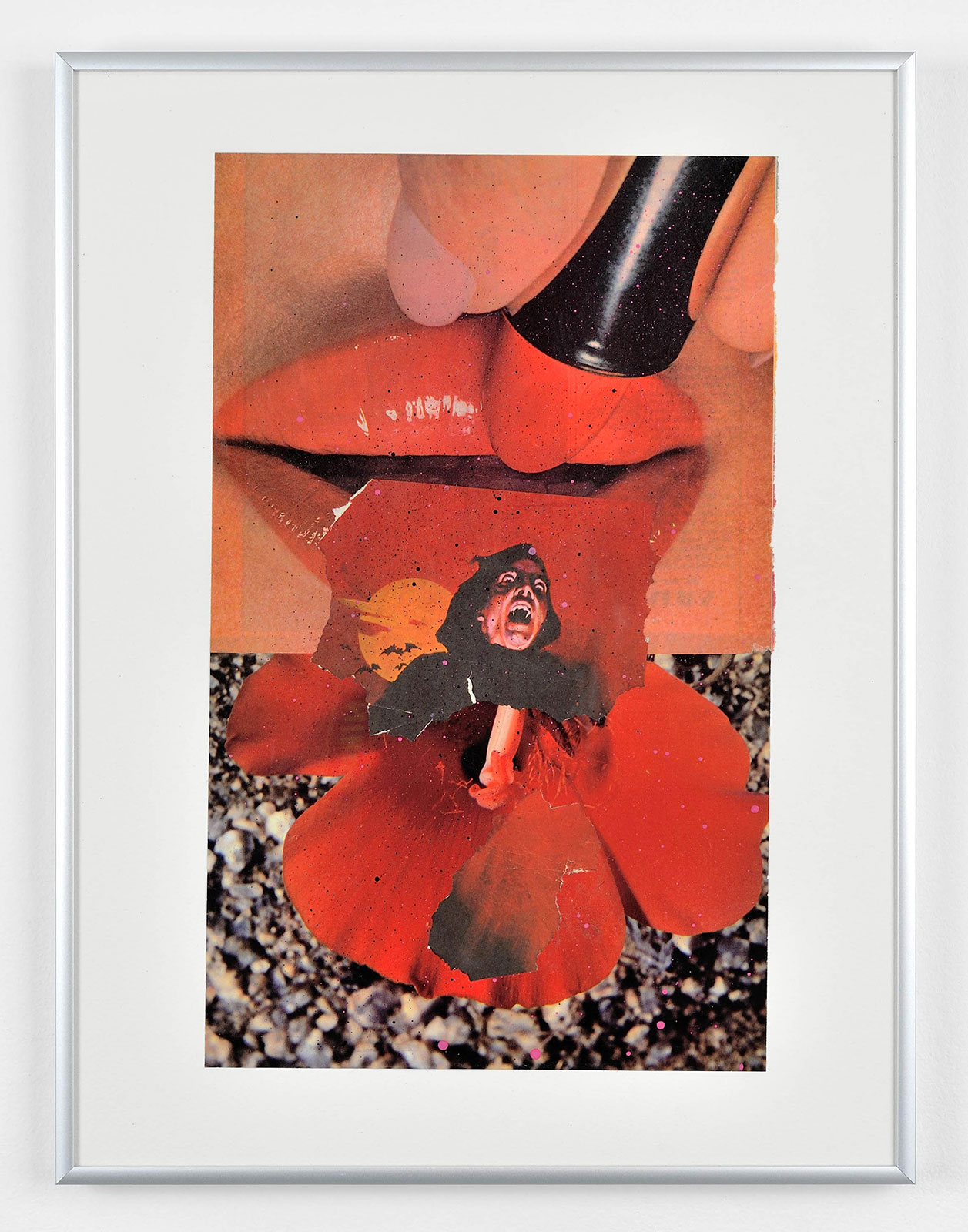 Screwed Transmission (I Don’t Believe I-nn This Life)
(30,5 cm x 41 cm), collage, acrylic on paper, 2015 