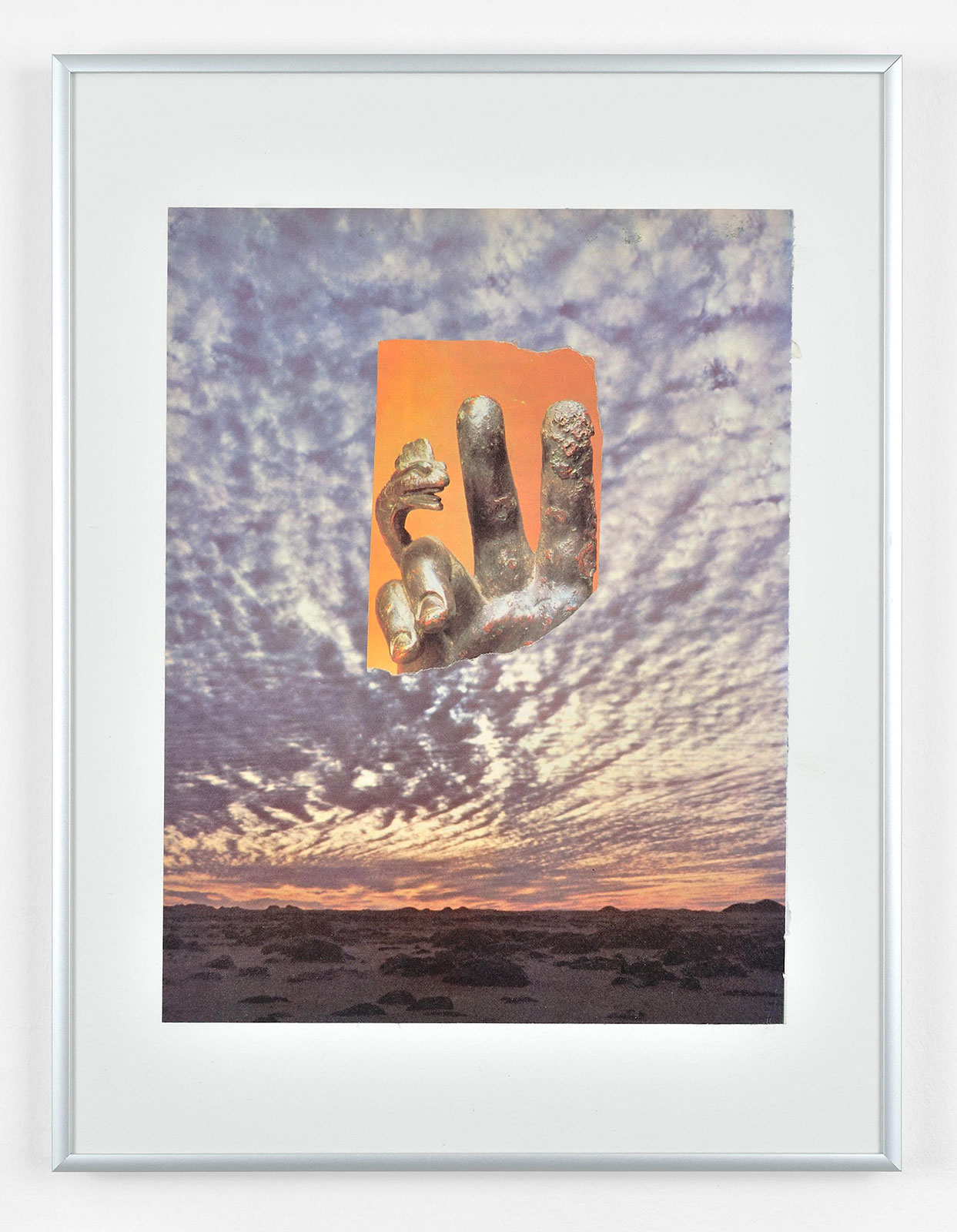 Fuzzy Rapture
(30,5 cm x 41 cm), collage on paper, 2015 