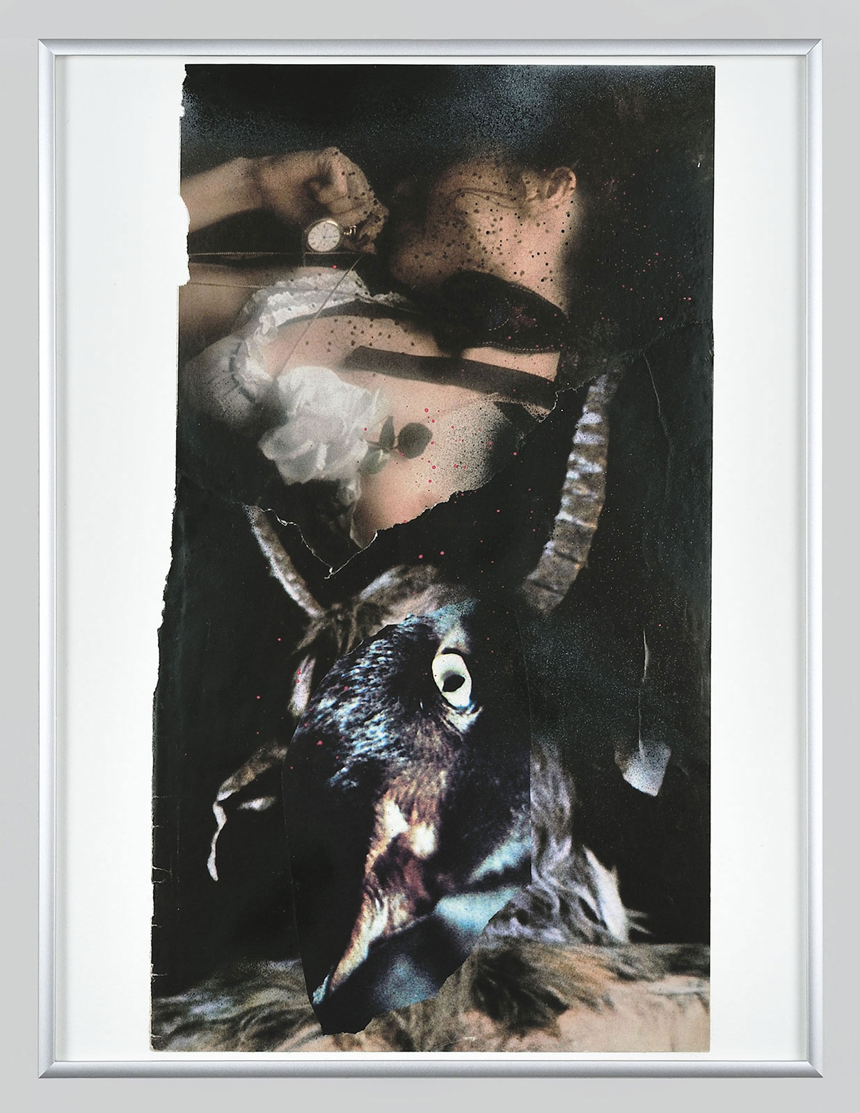 A Midnight Fog Of Sorrow
(32 cm x 42,5 cm), collage, acrylic on paper, 2014 