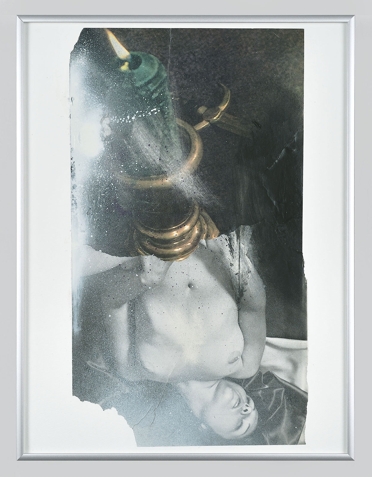 Teenage Prayer
(32 cm x 42,5 cm), collage, acrylic on paper, 2014 