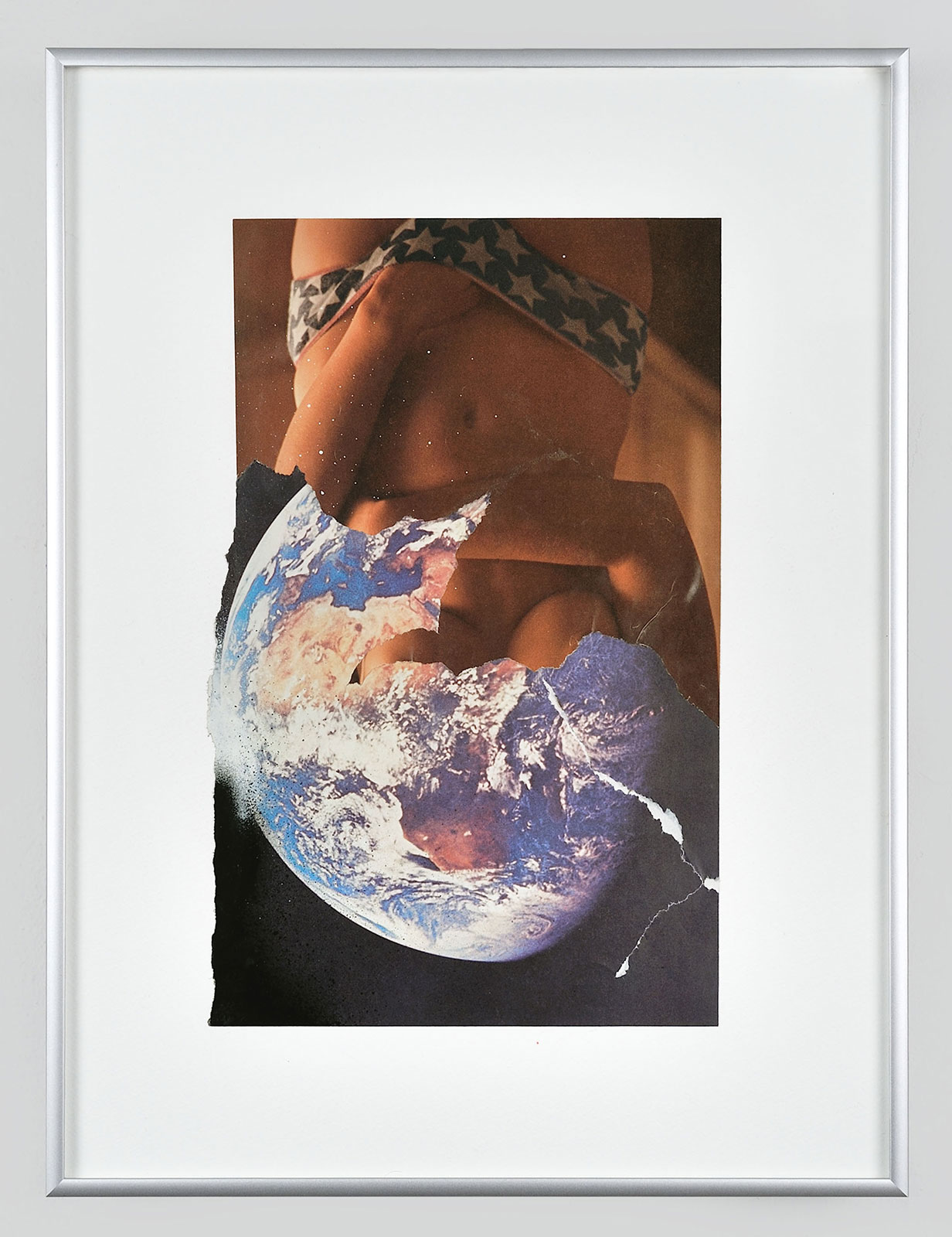 spread-een no-ledge (In The Land Of Teenage Christs
(32 cm x 42,5 cm), collage, acrylic on paper, 2014 